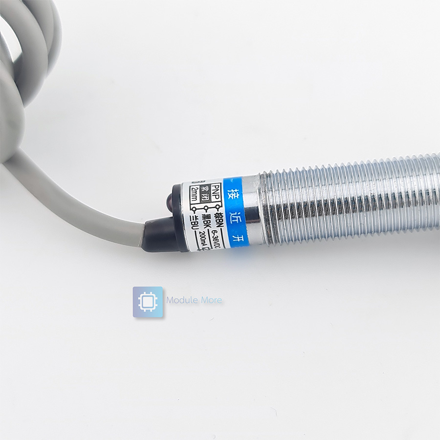 เซ็นเซอร์ตรวจจับโลหะ LJ12A3-2-Z/AY 6-36VDC PNP NC ระยะ 2mm Sensor proximity three-wire 12V 24V