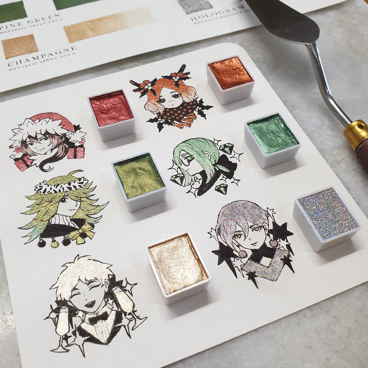 [ HANDMADE WATERCOLOR ] CHRISTMAS SERIES