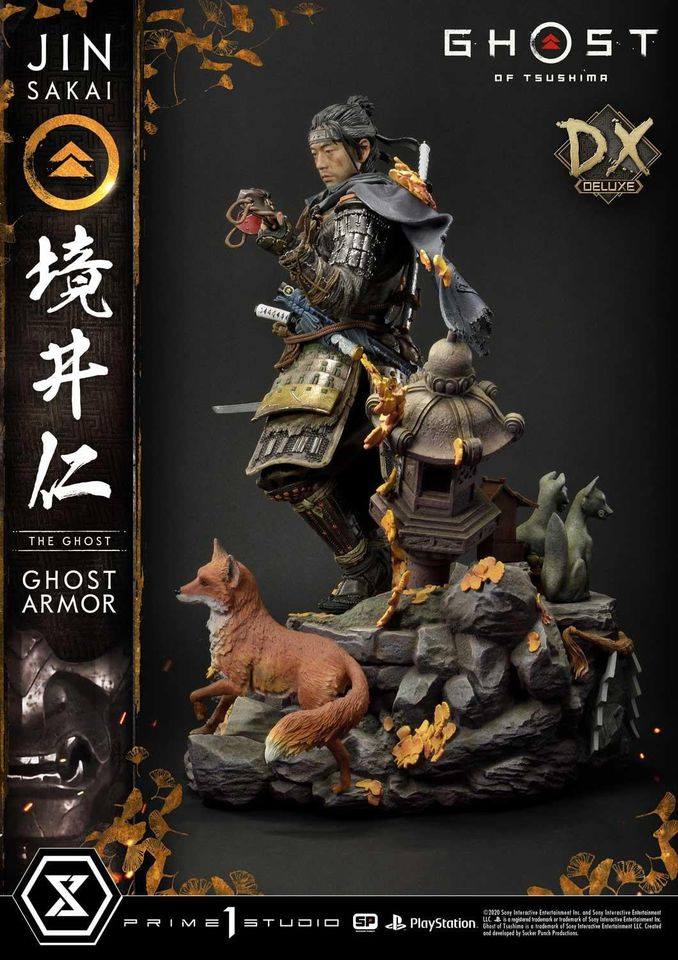 [สั่งจอง]Prime 1 Studio UPMGHOT-01DX : Ghost of Tsushima Jin Sakai, The Ghost - Ghost Armor [Deluxe Version]