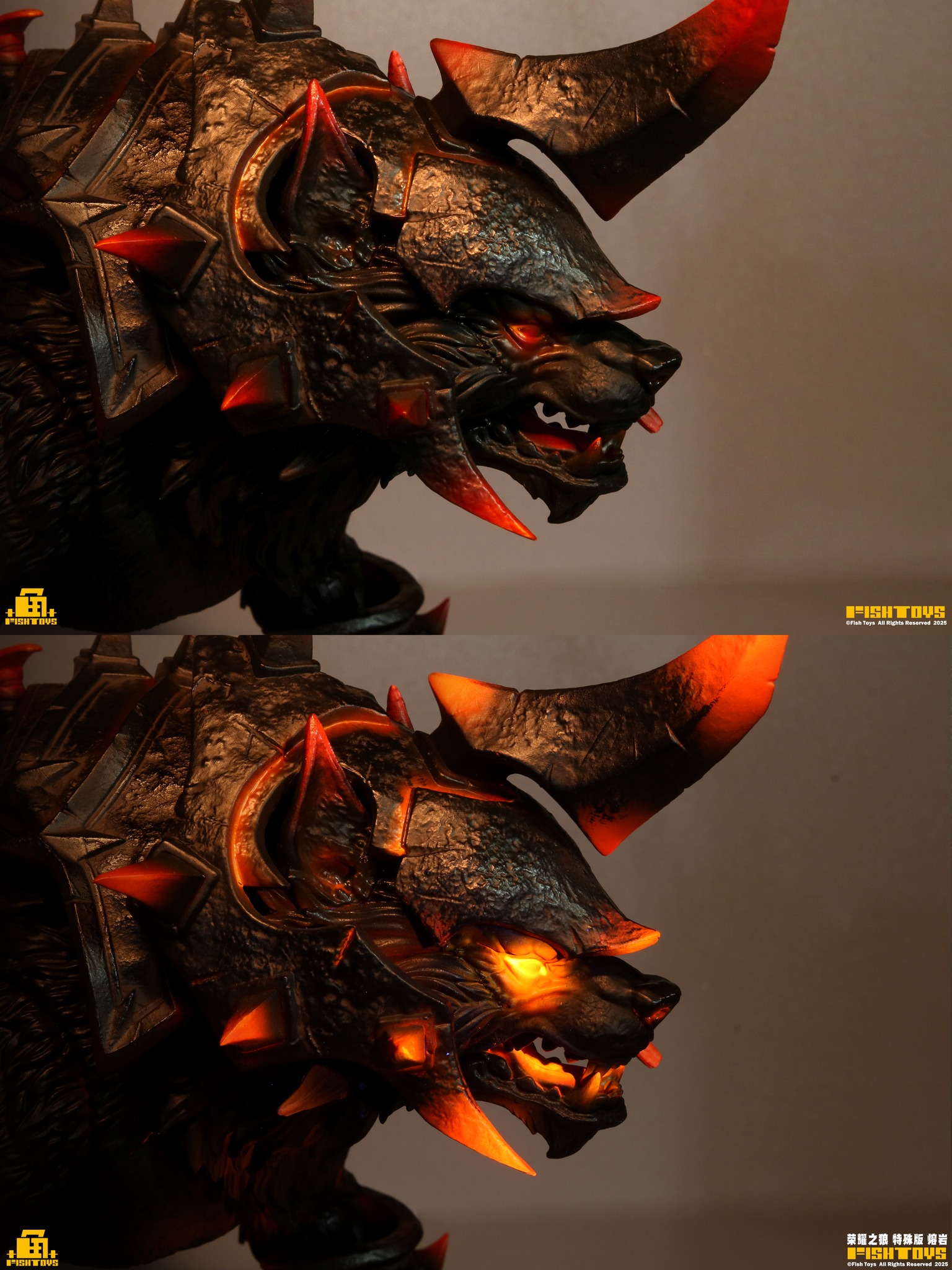 [สั่งจอง]Fish Toys D20 Studio : Lava Wolf (22 cm)