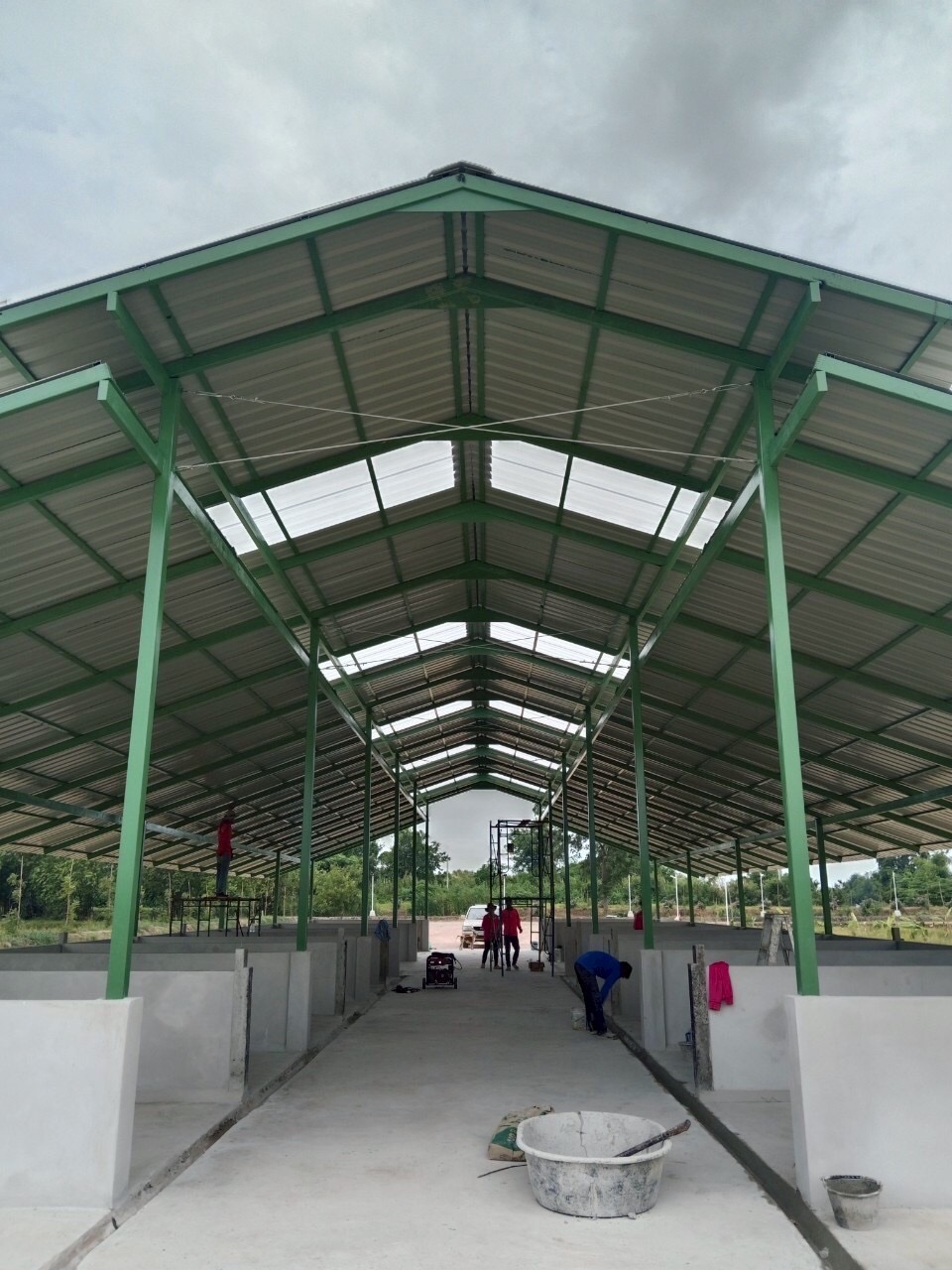 งานก่อสร้างโรงปุ๋ย อ.โพธาราม จ.ราชบุรี