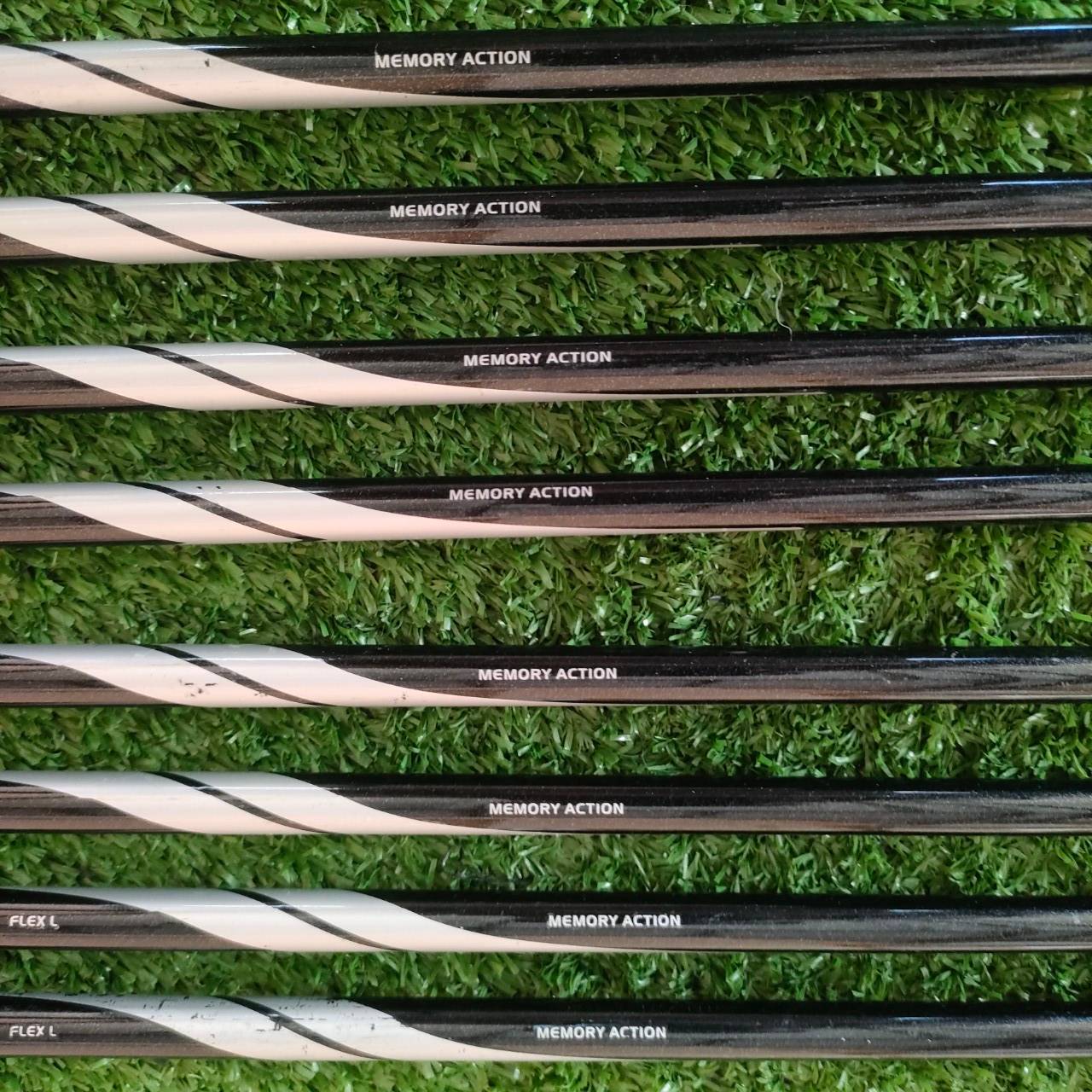 ** ไม้กอล์ฟสำหรับผู้หญิง ** ชุดเหล็ก X5 FORGED มีเหล็ก 4-9 เเละ PW SW ก้าน MEMORY ACTION FLEX L เหล็ก FORGED CAVITY ตีทั้งง่าย นุ่มพรีเมี่ยม รุ่นนี้ออกใหม่ 4 หมื่น บาท