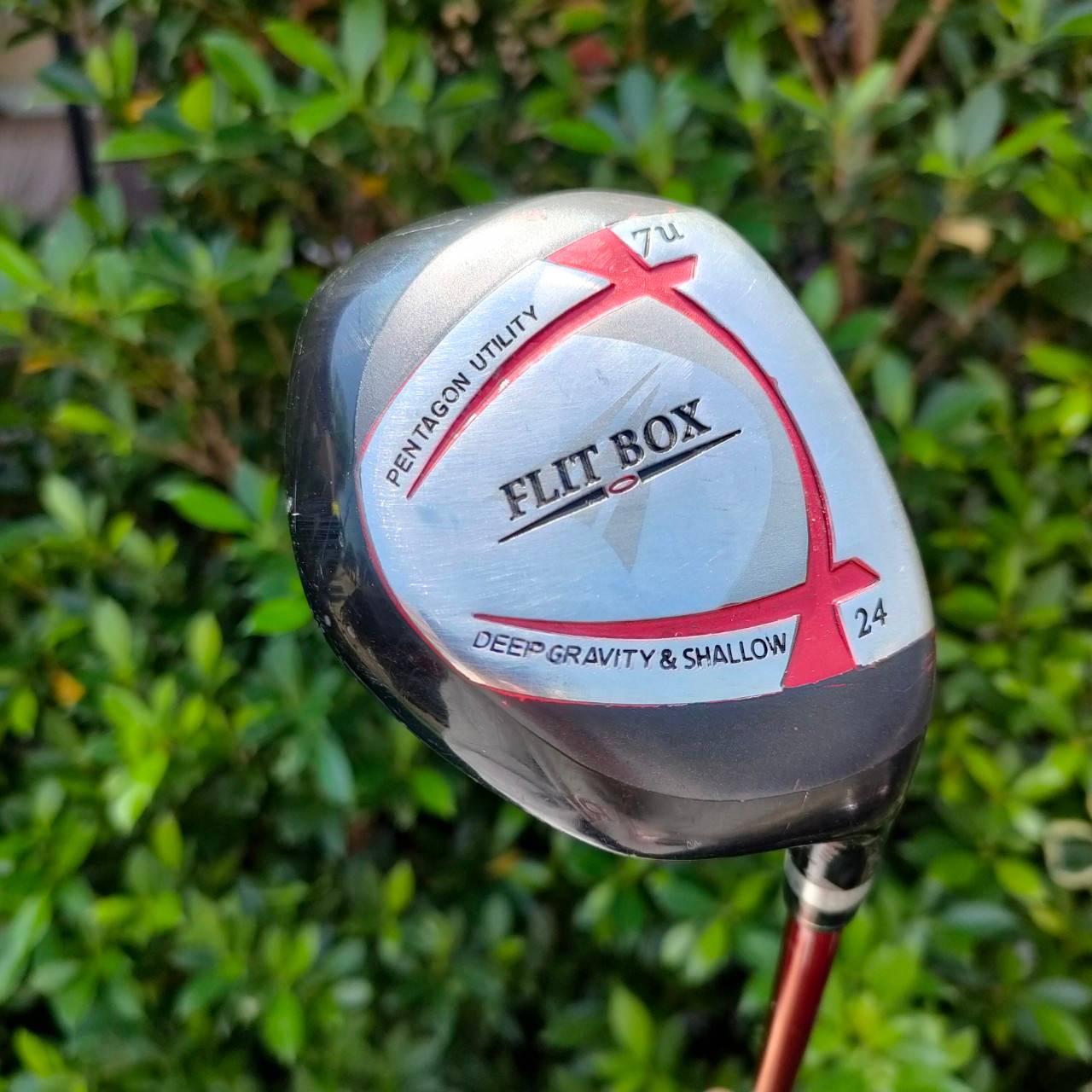 HYBRID FLIT BOX PENTAGON ก้าน MITSUBISHI RAYON FLEX S LOFT 24 หัวชดเชยความผิดพลาดได้สูงมากๆ ตีตรงสุดๆ แม่นกรีนมากๆครับ