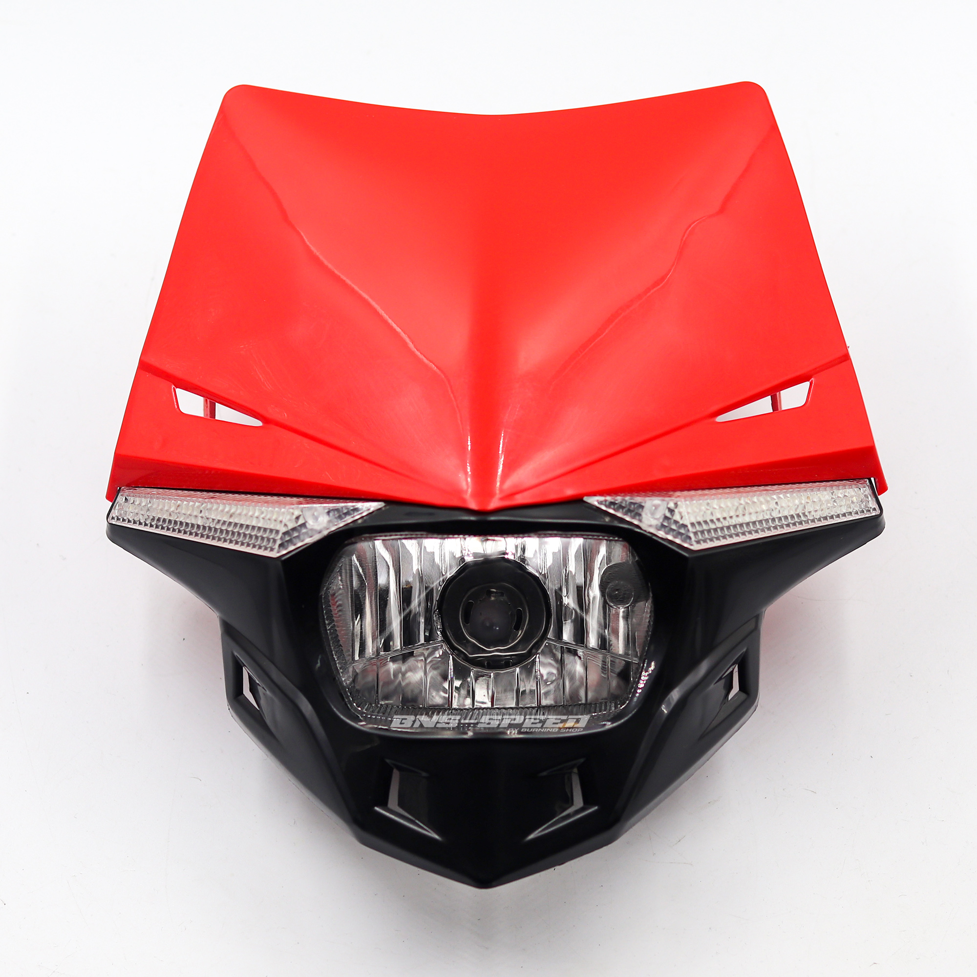 หน้ากากทรง UFO - สีแดง