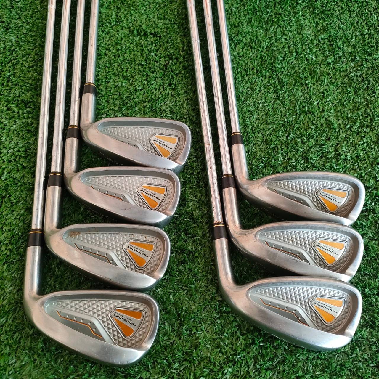 ชุดเหล็ก MAXFLI POWERMAX EXTRA WIDE SOLE มีเหล็ก 4-9 เเละ AW ก้าน POWERMAX FLEX R