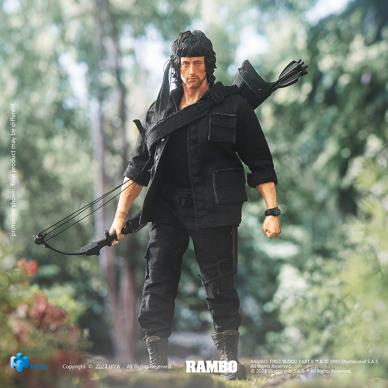 [พร้อมส่ง ] HIYA Toys EXQUISITE SUPER Series 1/12 : Rambo First Blood2 ESR0099