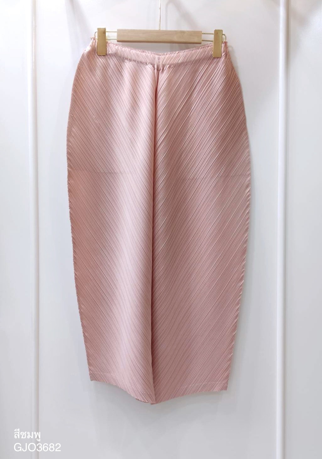 ยาว 32.5นิ้ว!! 2MUAY รุ่น GJO3682 กางเกงผู้หญิง กางเกงพลีทคุณภาพ 12สี FREE SIZE THICKER BOTTOM PLEAT PANTS