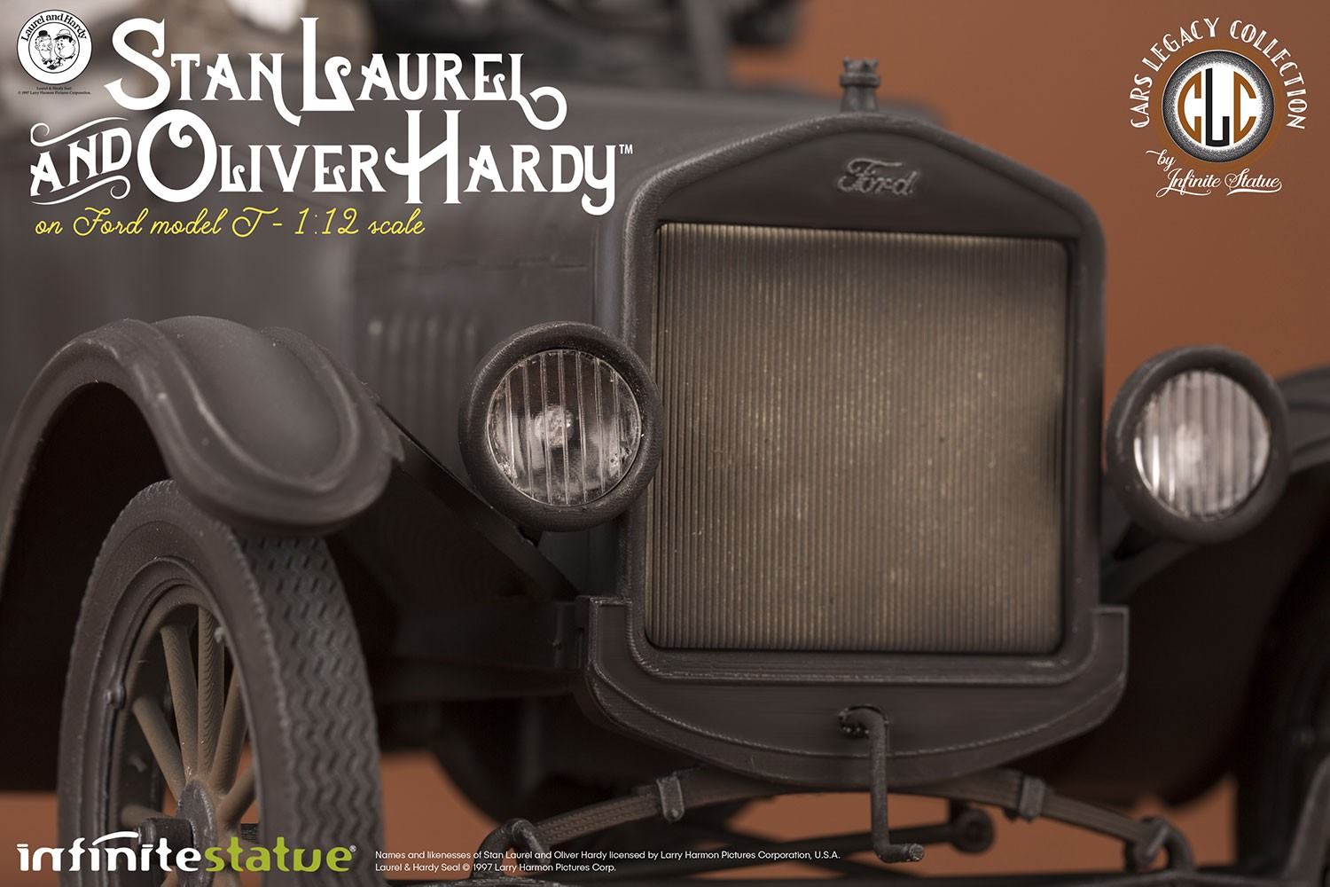 [สั่งจอง]Sideshow X Infinite Statue 906957 : Laurel & Hardy on Ford Model T Statue.