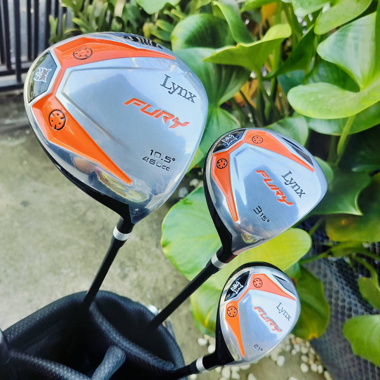 FULLSET LYNX FULY ** ขาดเหล็ก 7 ** พร้อม COVER และถุงกอล์ฟเดิม สภาพสวย คุณภาพ LYNX ตีดีมาก ไม้กอล์ฟพรีเมี่ยมมือสอง ของแท้ By NakaraLuxurious