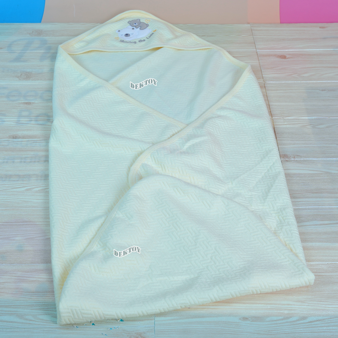 First Wear ผ้าห่อตัวเด็กทารก แบบสำเร็จรูป ผ้าแซนวิช ไซส์ 72x89 ซม.