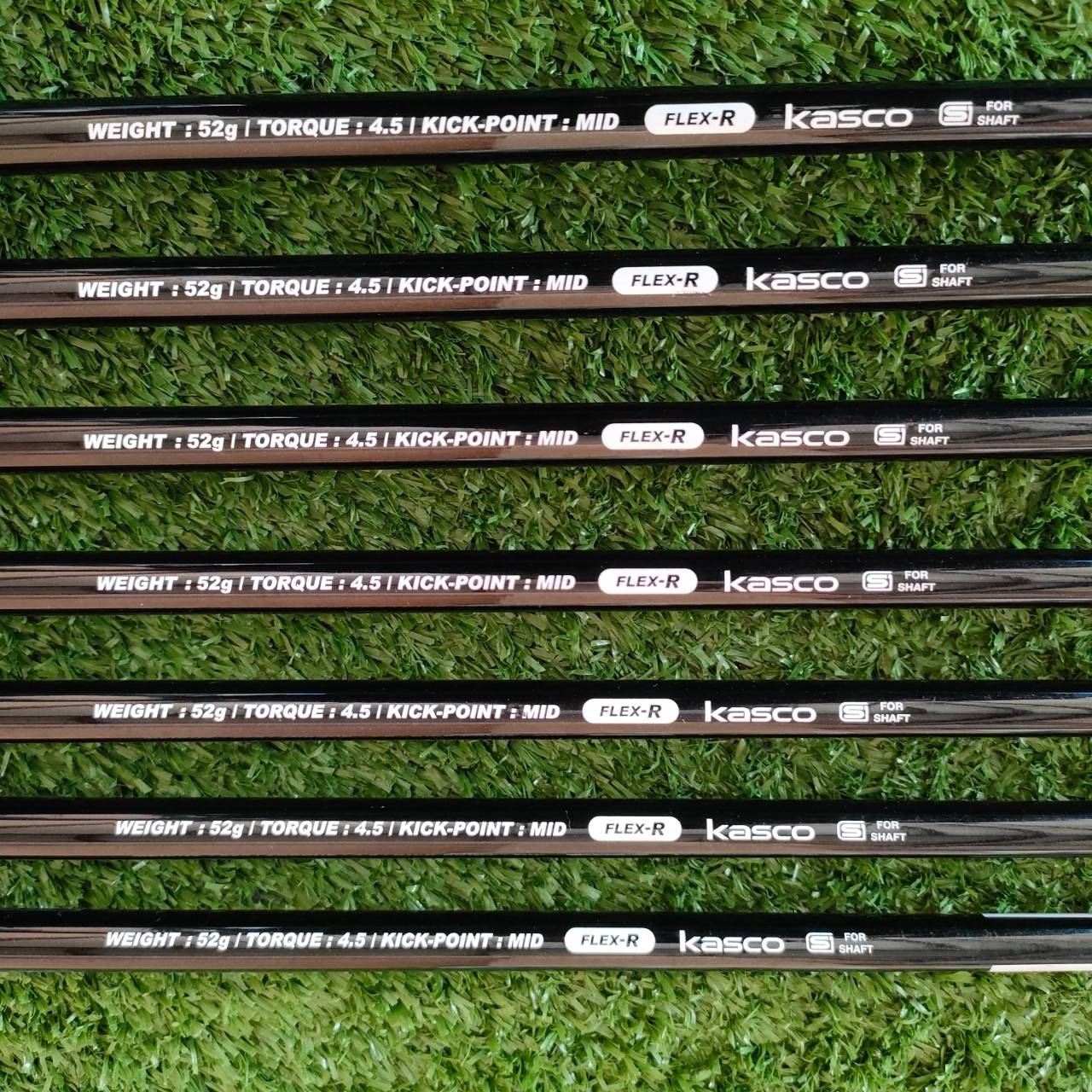 ชุดเหล็ก KASCO SUPER ROCKETS SR-i2 มีเหล็ก 5-9 เเละ PW SW ก้าน KASCO FLEX R MADE IN JAPAN ตีง่าย + ไกลสุดๆ น้ำหนักเบา เน้นตีแบบเบาๆก็โดน และได้ระยะเต็มๆ