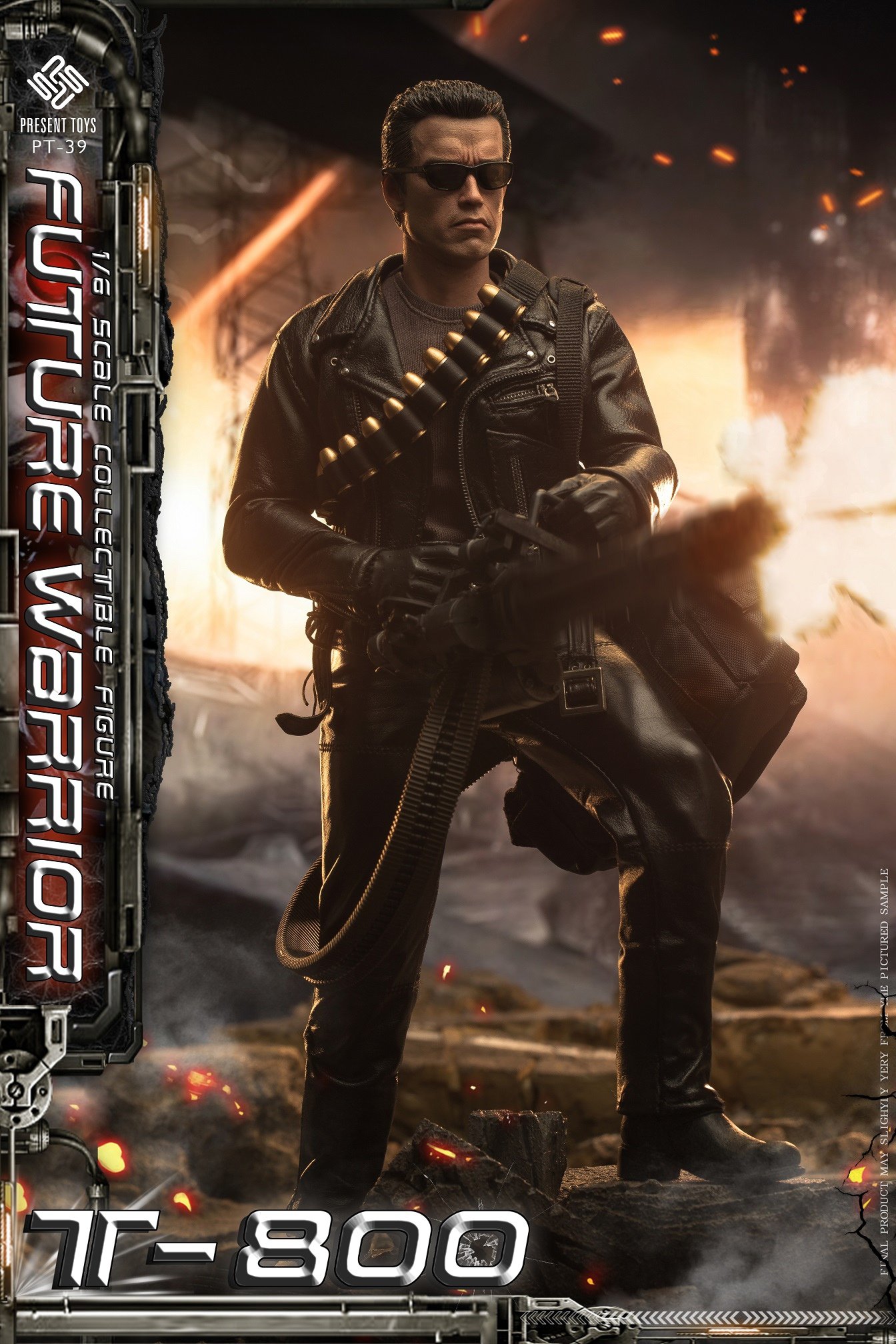 สั่งจอง]PRESENT TOYS PT-sp39 1/6 : Future Warrior T800