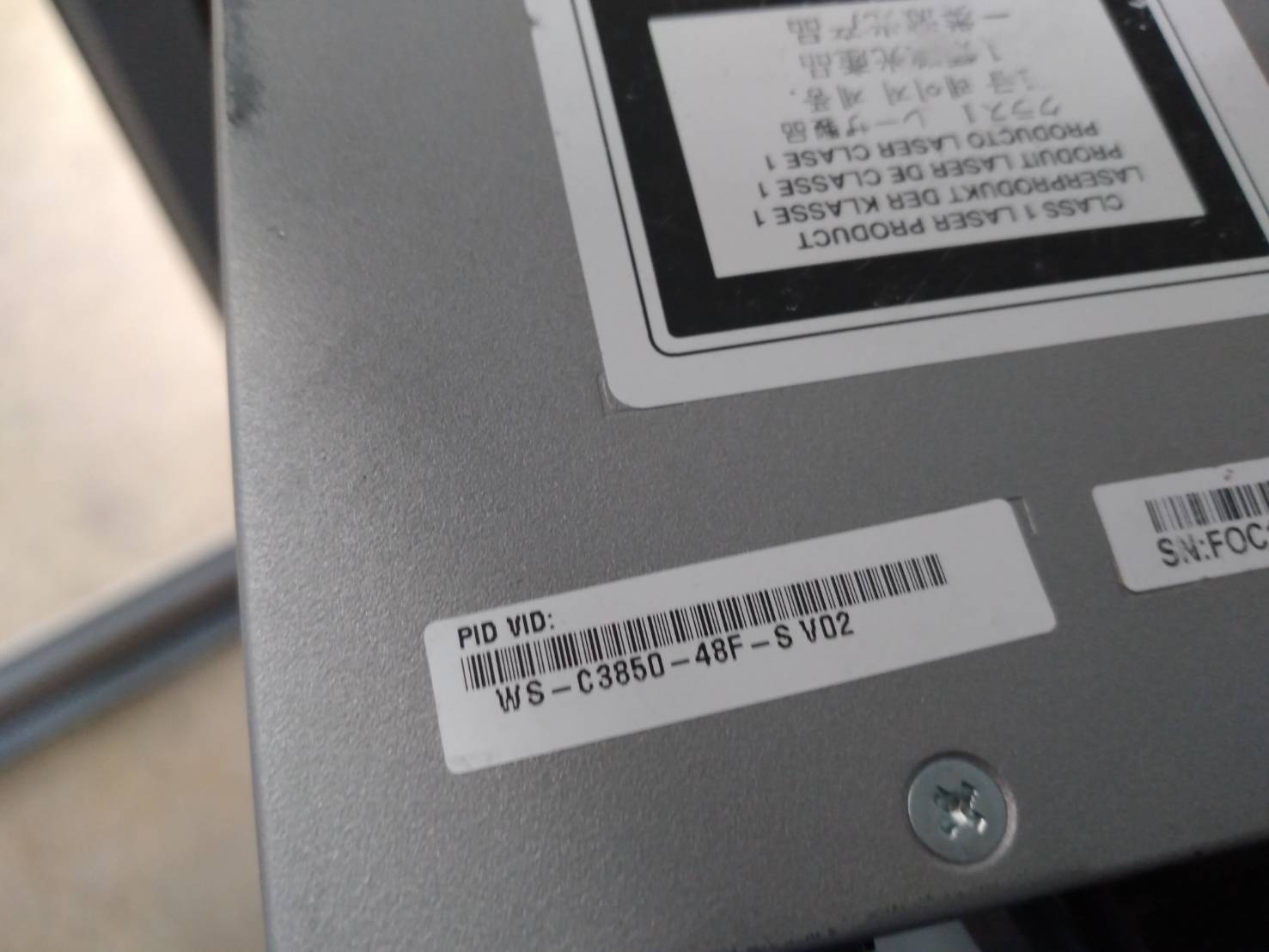 CISCO CATALYST 3850 - WS-C3850-48F-L - 48 Ports PoE+ - IOS 3.6 UNIV - NM-4-1G