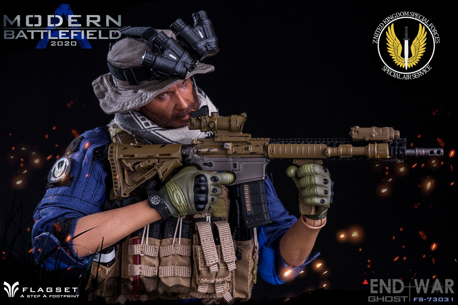 [สั่งจอง] FLAGSET FS-73031 1/6 : End War Ghost Modern Battlefield 2020 A [Reissue]