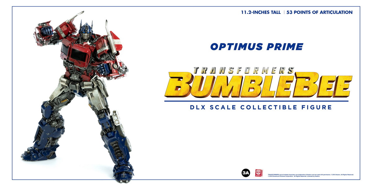 [สั่งจอง] HASBRO X 3A 11.2 " OPTIMUS PRIME TRANSFORMERS BUMBLEBEE DLX SCALE COLLECTIBLE FIGURE SERIES
