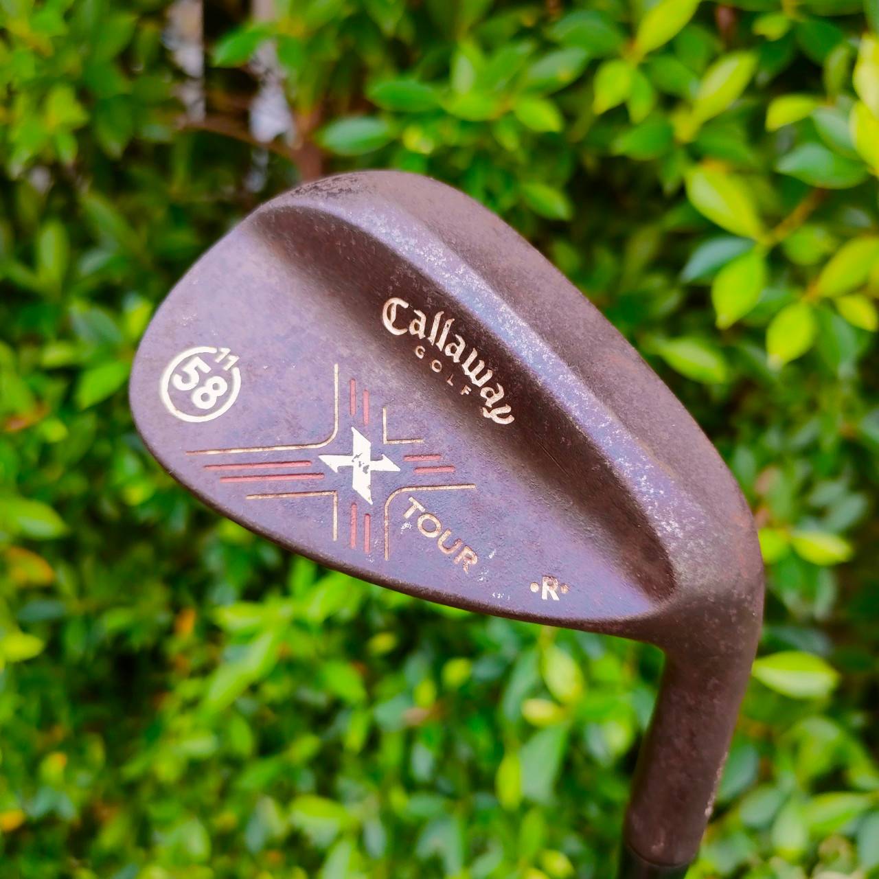 WEDGE CALLAWAY X TOUR องศา 58 เบาท์ 11 ก้าน TRUE TEMPER FLEX WEDGE สุดยอดของสุดยอด WEDGE สนิม เนื้อเหล็ก FORGED แท้ๆไม่เคลือบให้ฟีลลิ่งที่พิเศษ!! ไม้กอล์ฟมือสอง ของแท้ BY NakaraLuxurious