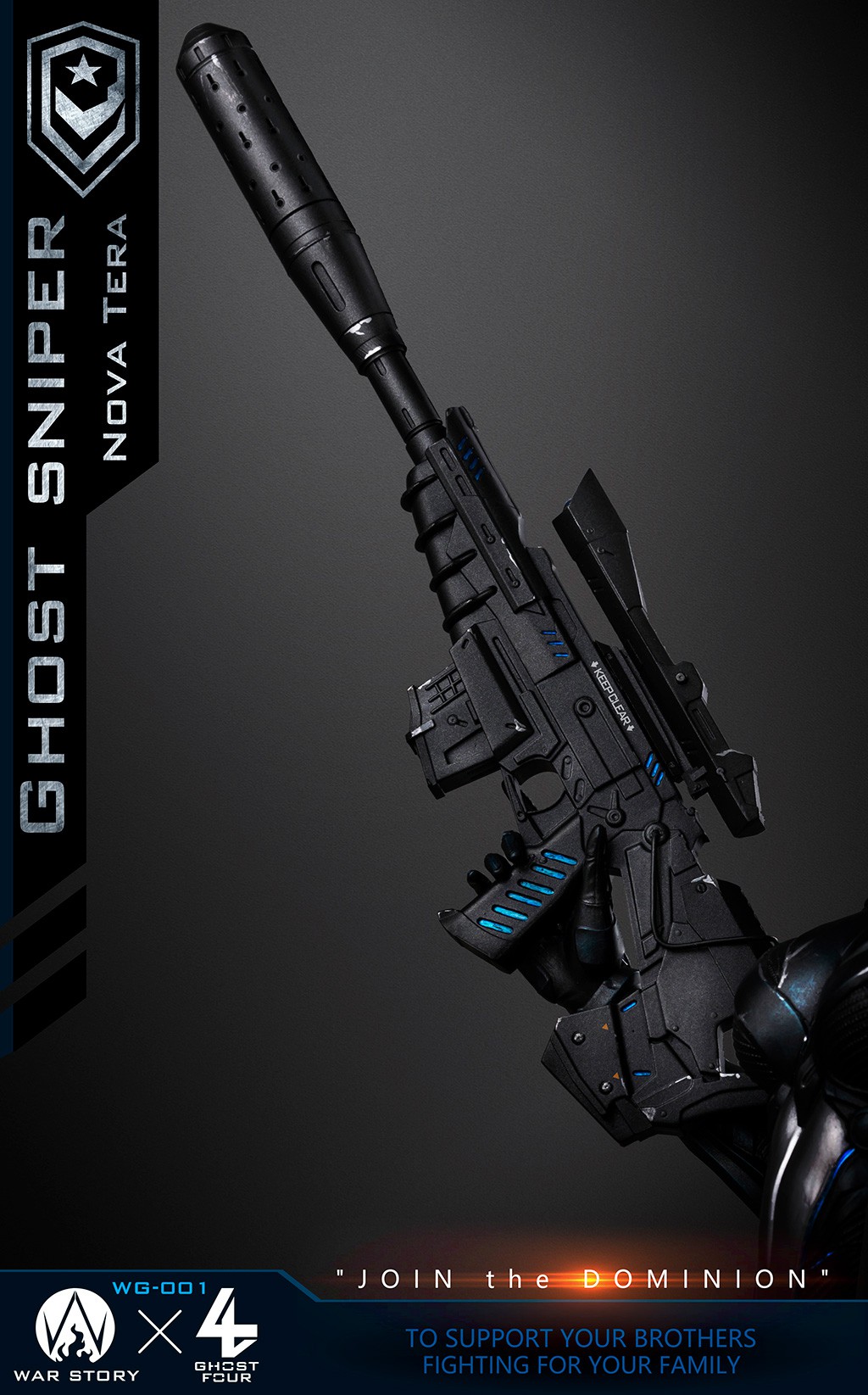 [สั่งจอง] WAR STORY X GHOST FOUR WG001 1/4 Scale : Ghost Sniper Nova Tera