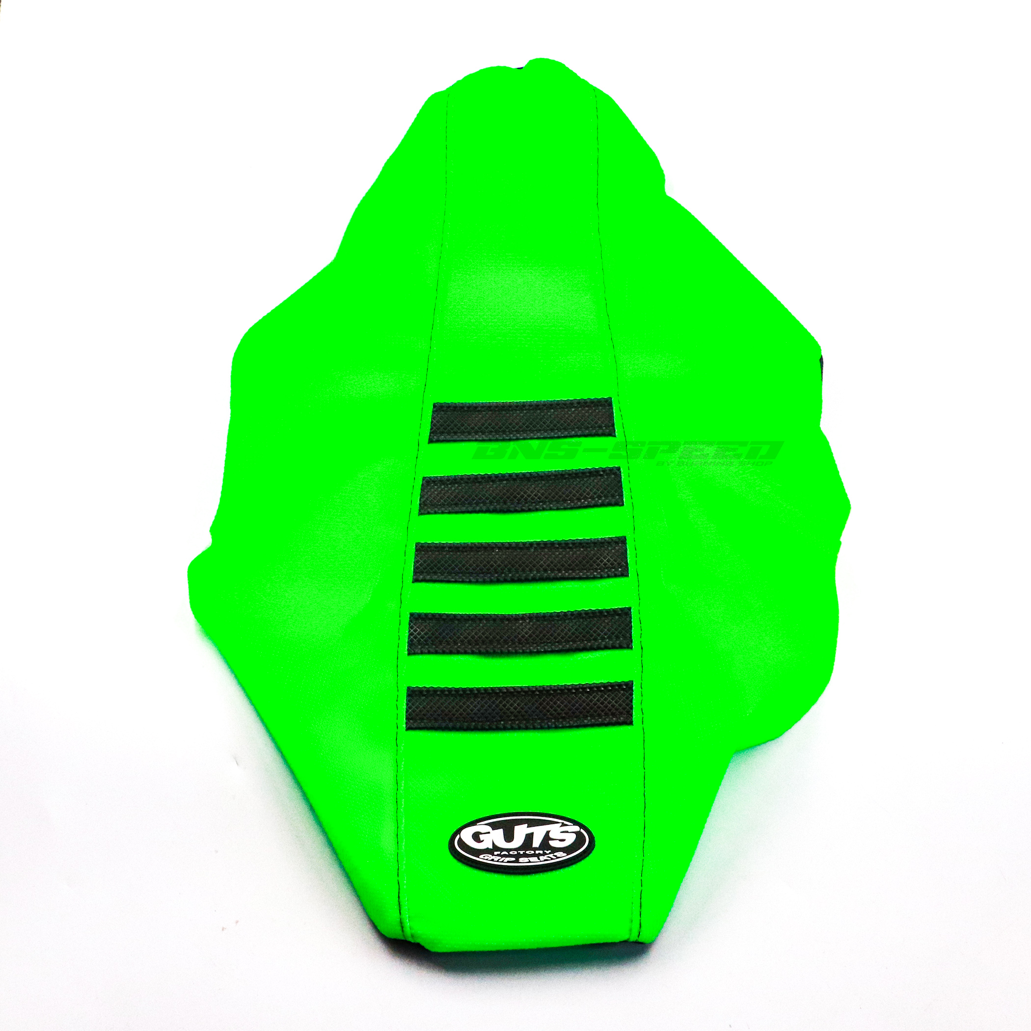ผ้าเบาะ Guts Racing Ribbed Seat Cover KLX110/L - เขียวดำ