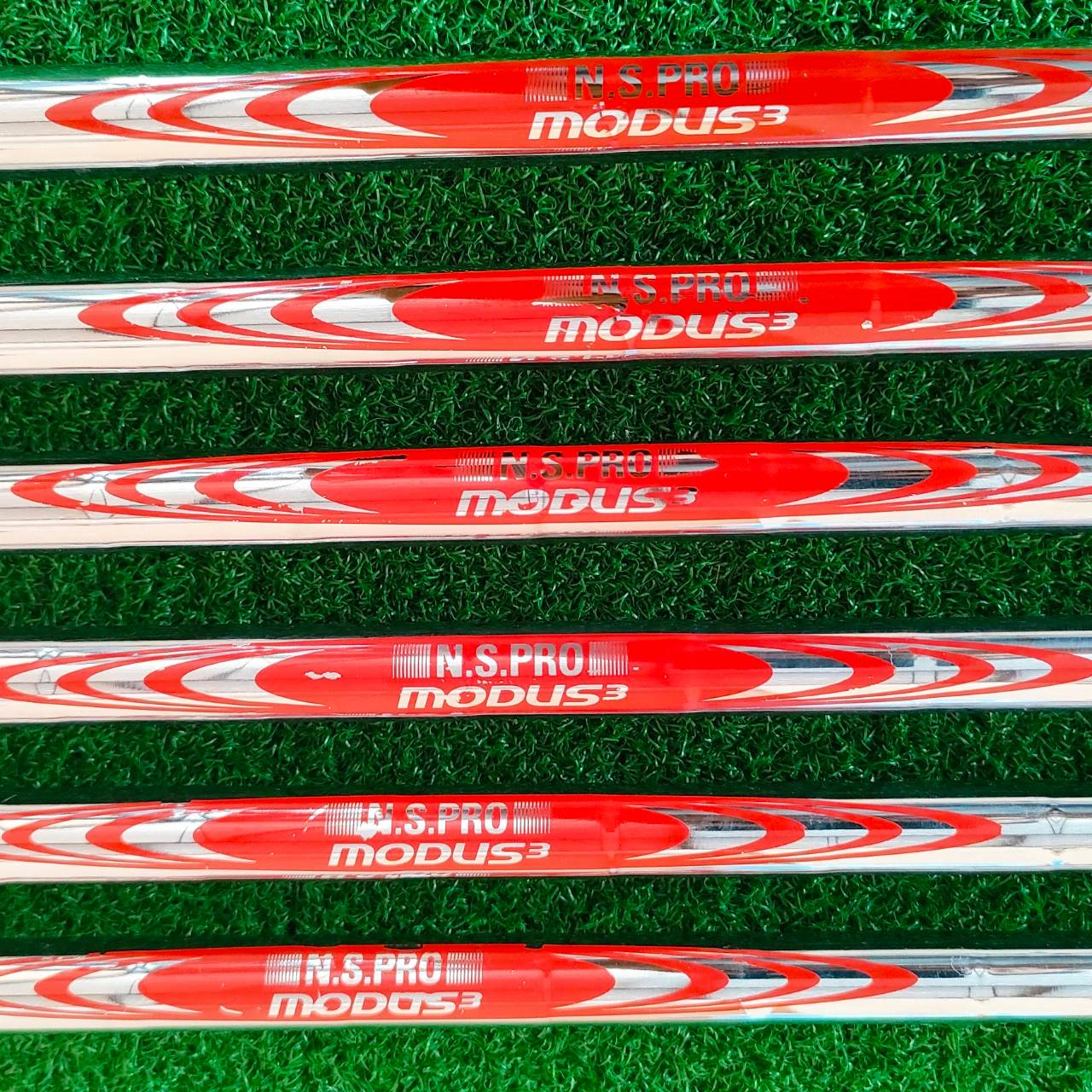 ชุดเหล็ก Geotech GT-Forged Tour Issue CNC Full Fitting มีเหล็ก 5-9 เเละ PW ก้าน N.S.PRO MODUS3 FLEX S สภาพสวย เดิมๆครับ