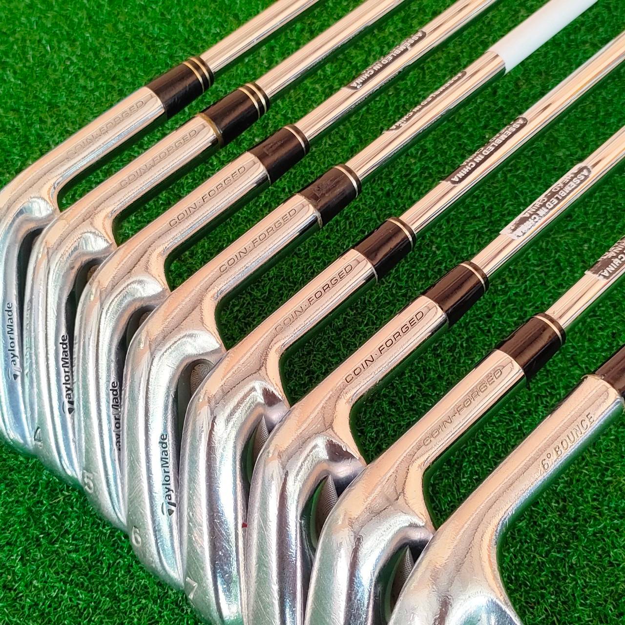 ชุดเหล็ก TAYLORMADE RAC มีเหล็ก 3-9 เเละ PW ก้าน N.S.PRO 950GH FLEX R กริพ GOLF PRIDE เบาทั้งชุด เหล็ก FORGED