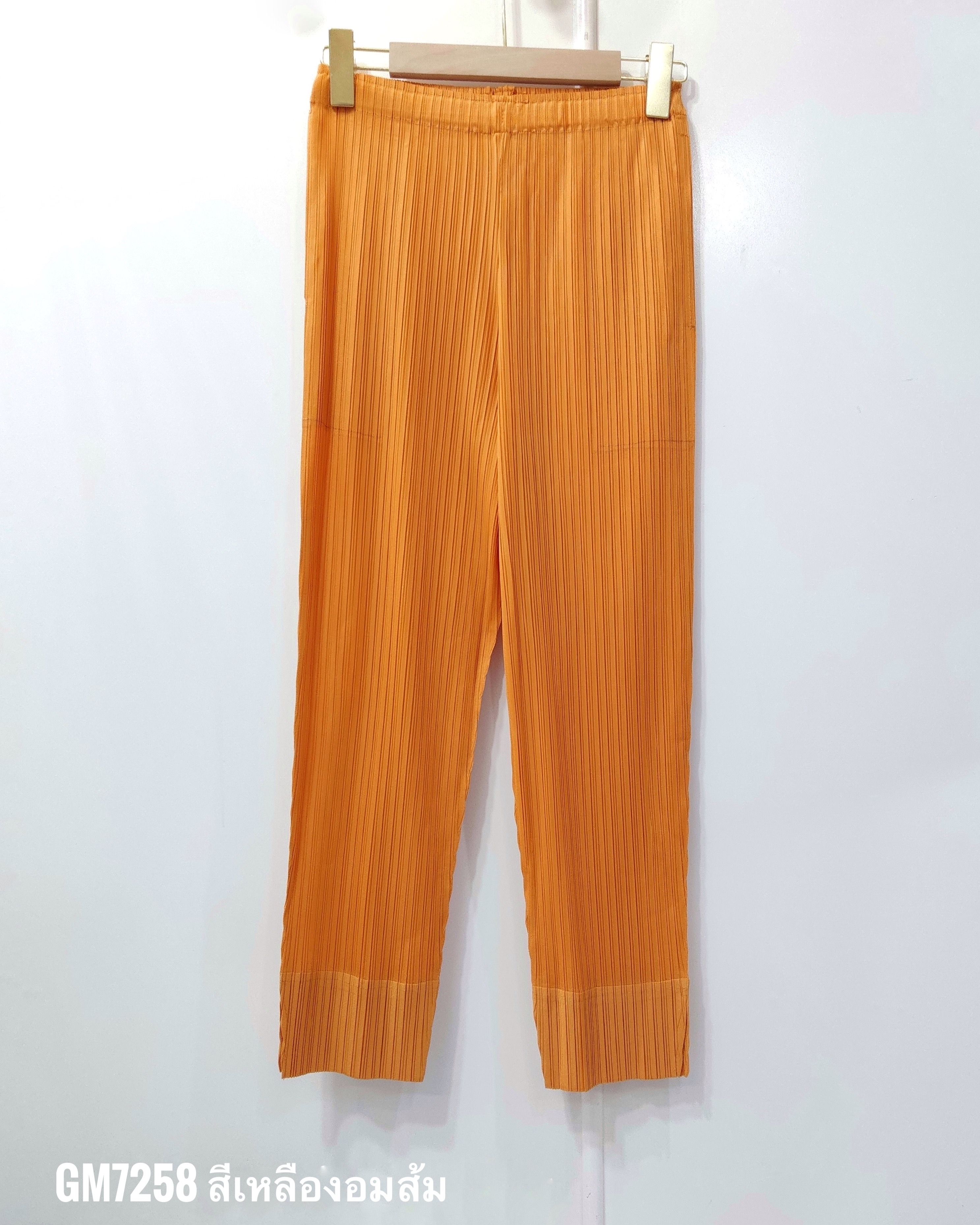 ยาว 34 นิ้ว 2MUAY รุ่น GM7258 กางเกงอัดพลีท SLIM FIT PLEATED PANTS 55 สี FREE SIZE