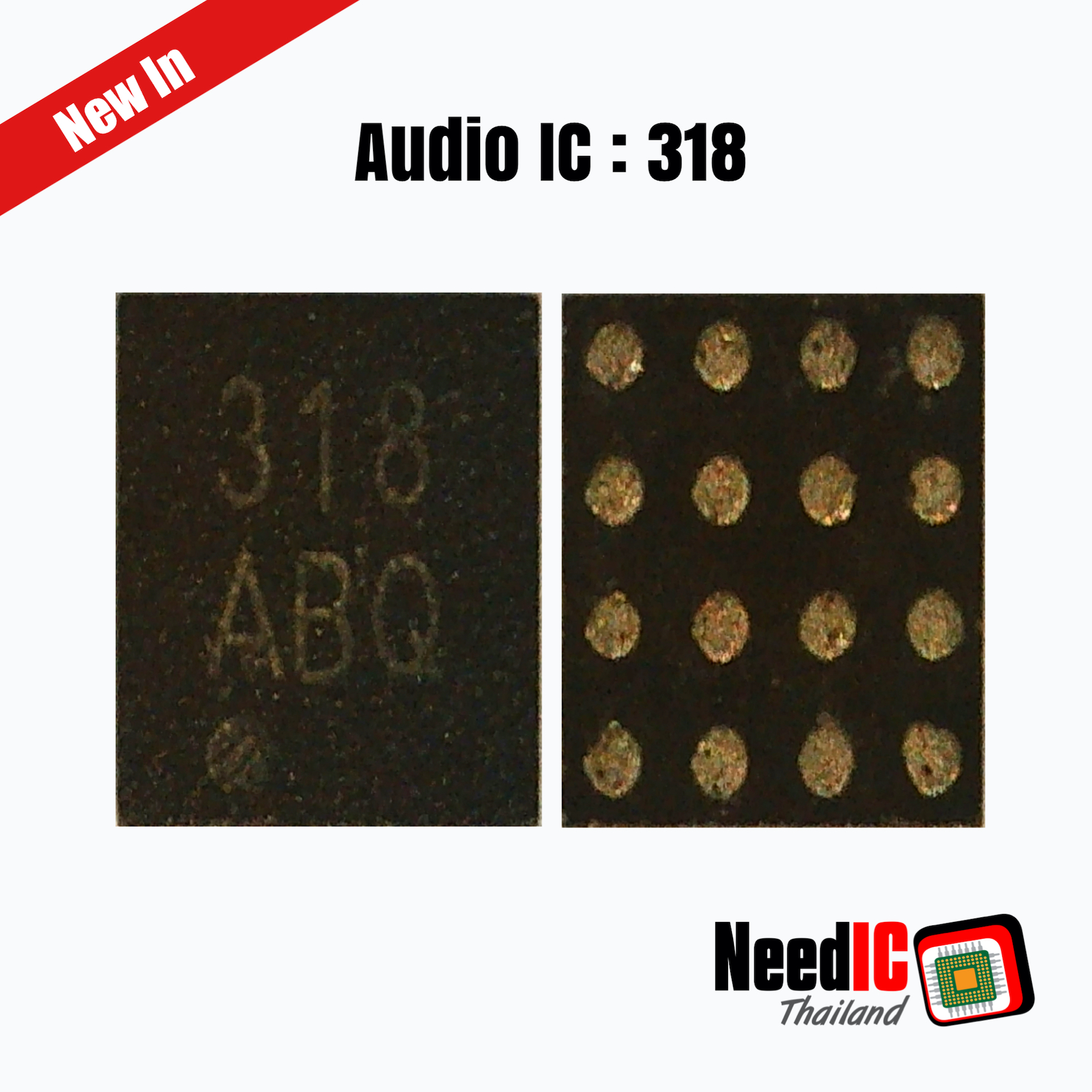 Audio IC : 318 สำหรับ Redmi 10A