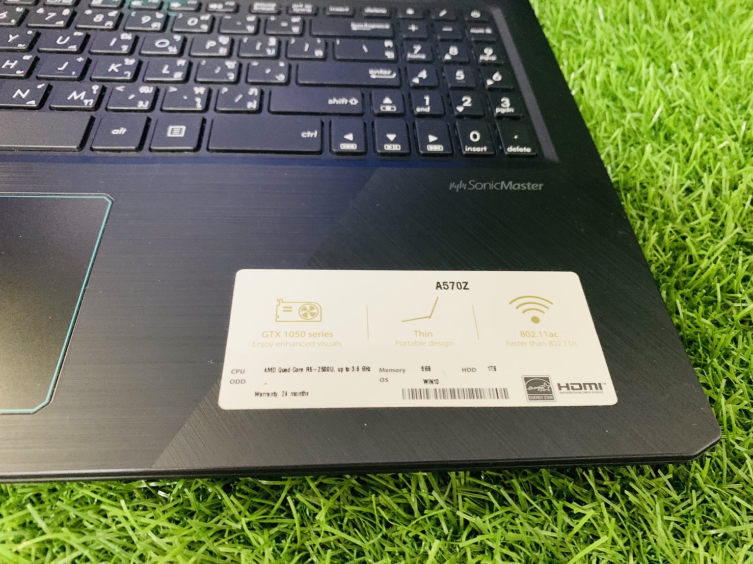 Notebook โน๊ตบุ๊ค สเปคแรง สำหรับเล่นเกม ทำงาน Asus A570UD-DM133T - 15.6 inch