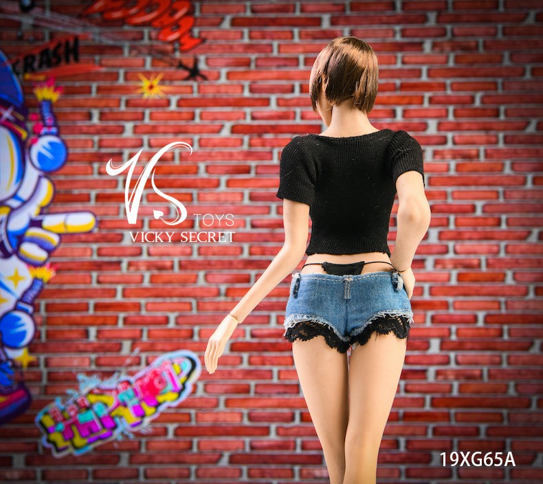 [สั่งจอง] VSTOYS 19XG65 A/B/C/D 1/6 Scale : Summer Denim Shorts Set