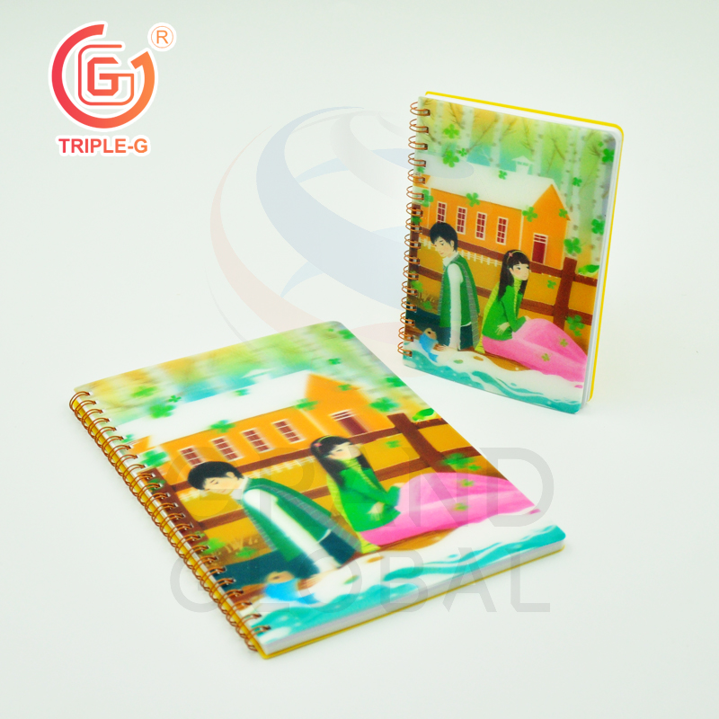 Triple-G สมุดโน๊ต 3 มิติ ลายคู่รัก