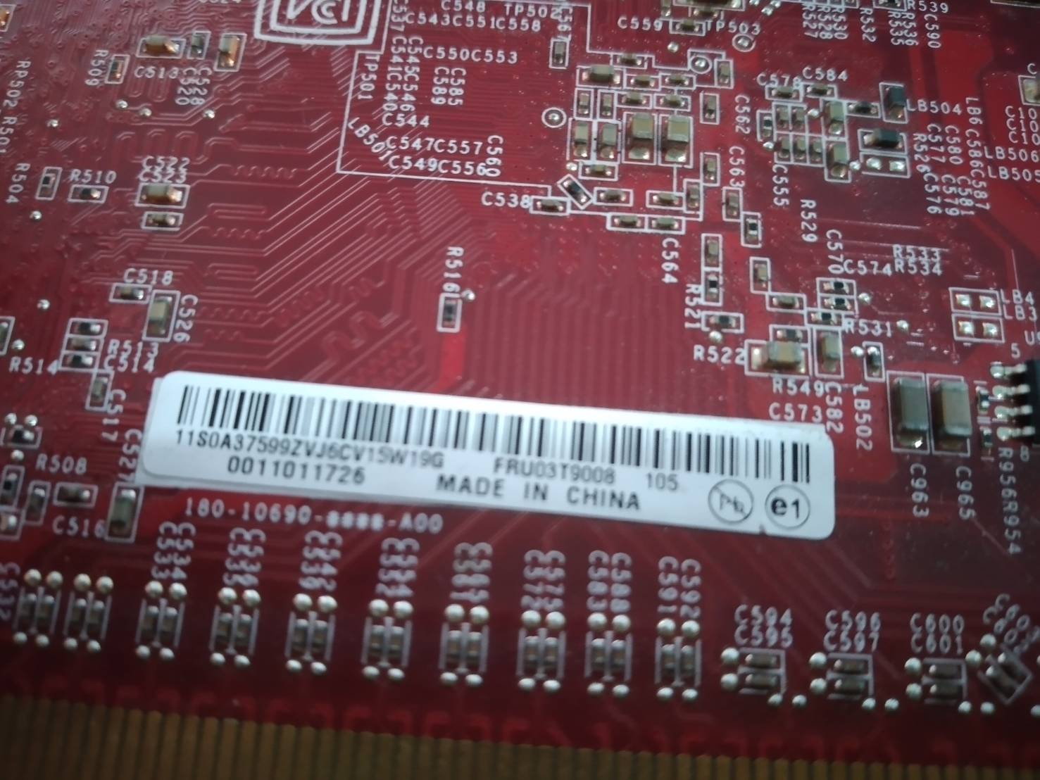 Lenovo FRU03T9008 NVIDIA GeForce 310 512mb VGA Display Port Video Card Full Heig