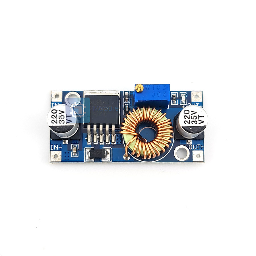 โมดูลลดแรงดันไฟ 5v-32v เป็น 0.8-24V XL4005 DC-DC adjustable step down power Supply module ,5A High current,High power