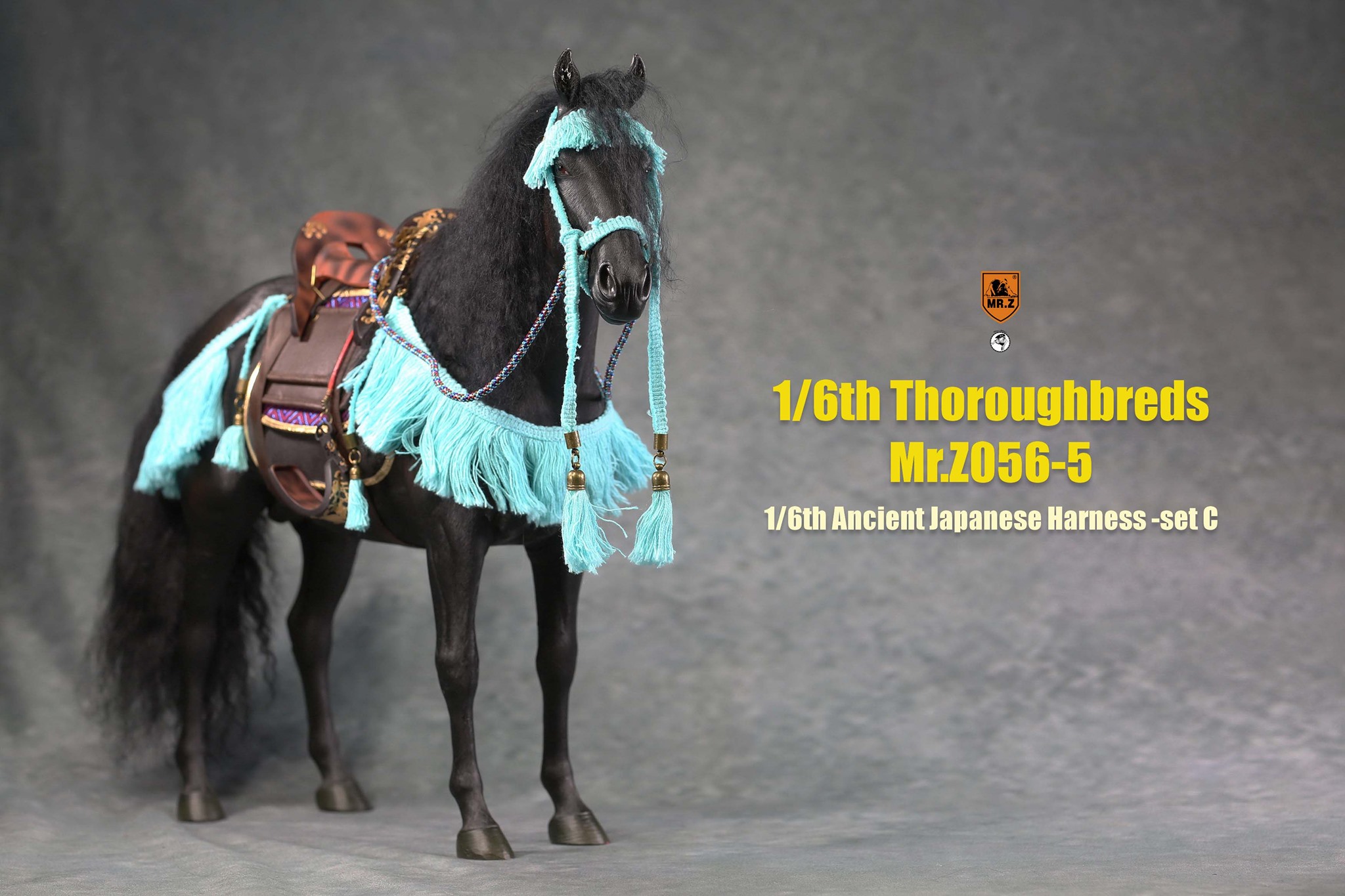 [สั่งจอง]MR.Z MRZ056 1/6 animal model No.56 : Thoroughbreds （all 5 colours） MR.Z 1/6 : Ancient Japanese Harness Set