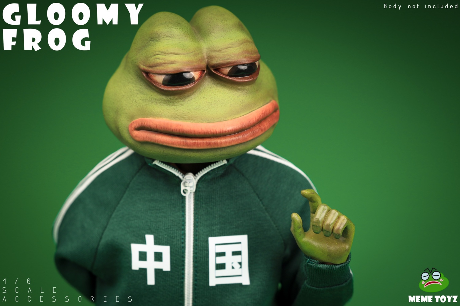 [สั่งจอง] Meme Toyz MTZ001 1/6 : Gloomy Frog Head Sculpt and Hand Set