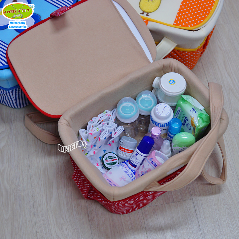 ตะกร้าใส่สัมภาระคุณแม่ ลายการ์ตูน ไซส์ L