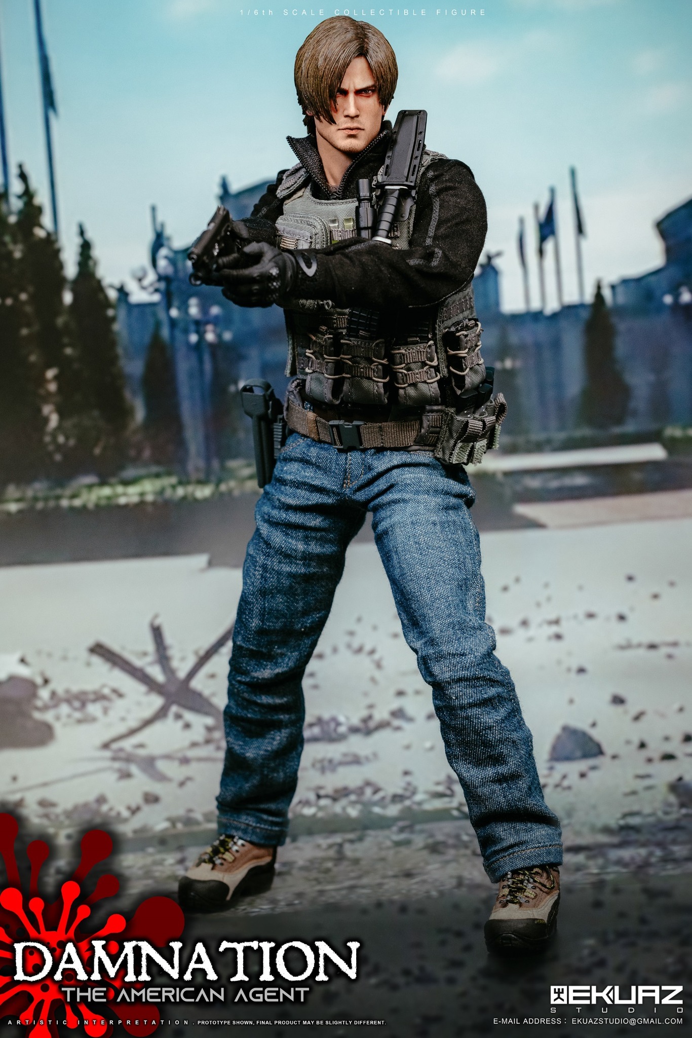 [สั่งจอง] EKUAZ STUDIO EKS09 1/6 : DAMNATION AMERICAN AGENT