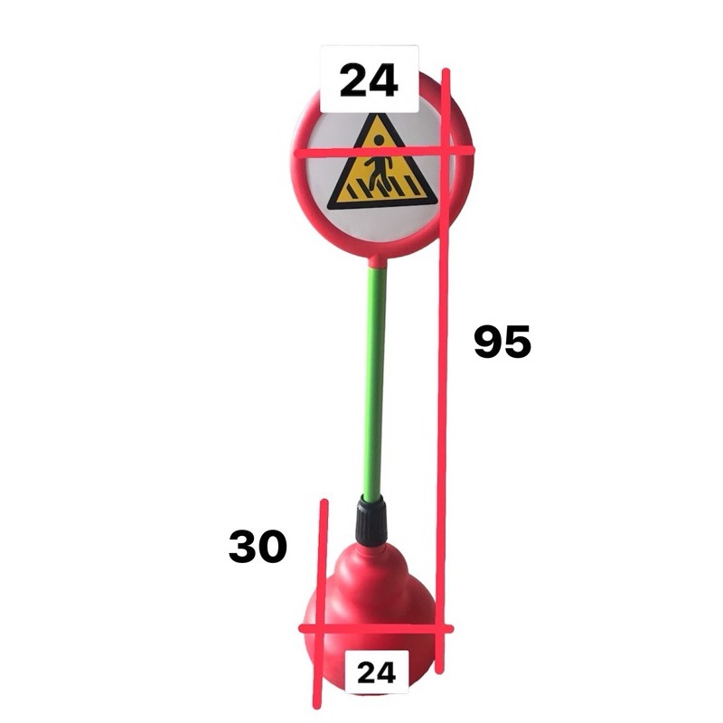 ป้ายจราจรจำลอง (จักรยาน) 10 ชิ้นต่อ1ชุด ตั้งสนาม, ป้ายจราจรสนาม ของเล่น สื่อการสอน,พร้อมส่ง