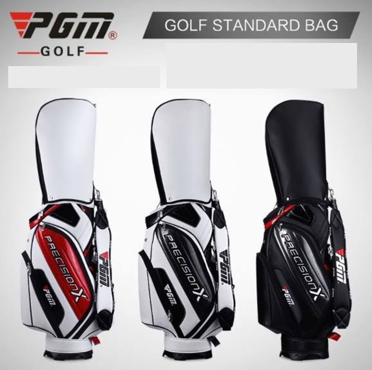GOLF BAG PU WATER PROOF ถุงกอล์ฟ PGM QB034 กันน้ำ คุณภาพสูง เกรดพรีเมี่ยม ( 1 pcs. )
