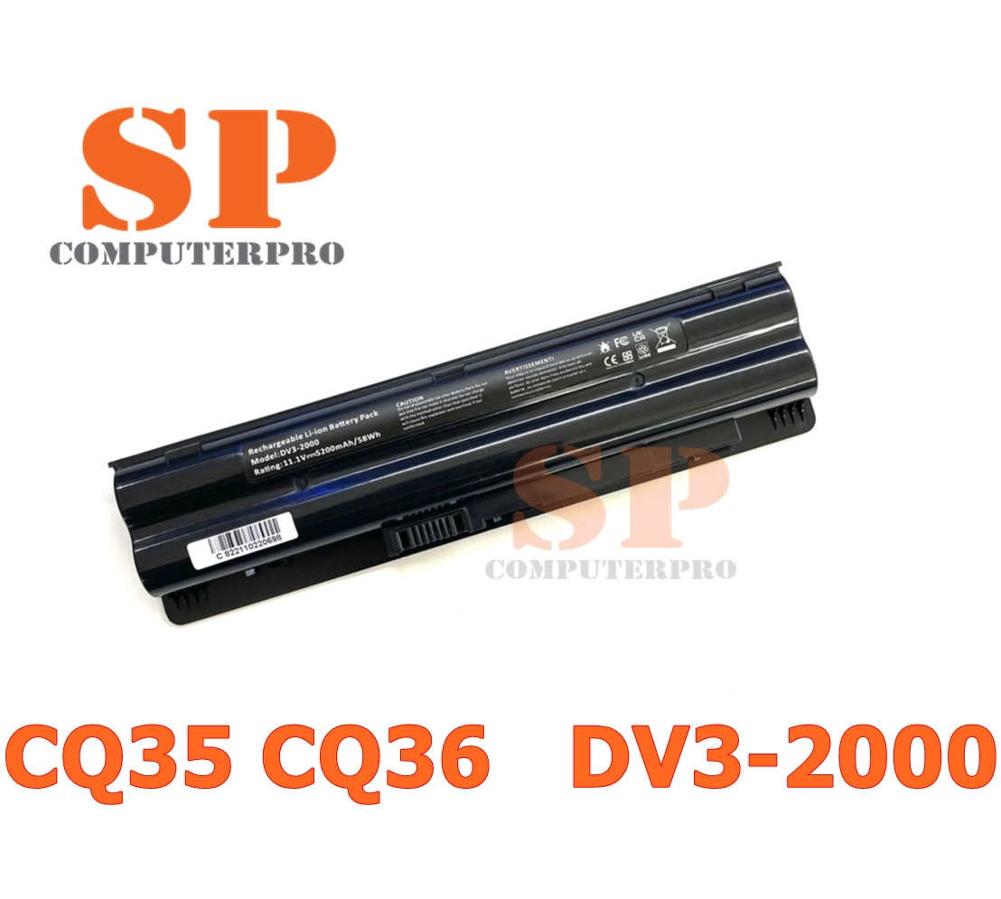 HP Battery แบตเตอรีของเทียบ HP COMPAQ PRESARIO CQ35 CQ36 DV3-2000