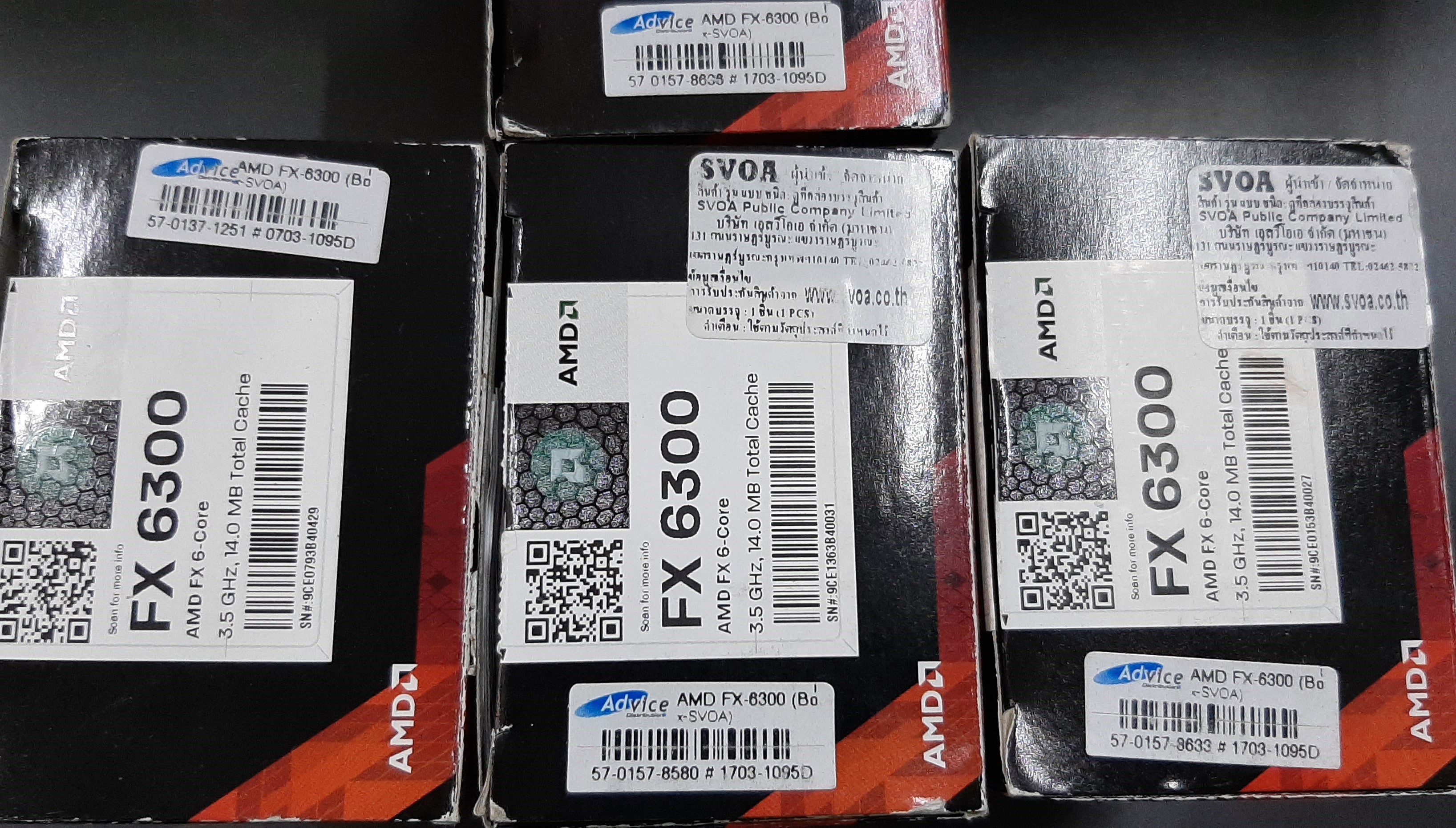 ซีพียู มือสอง AMD FX-6300 (แคช 8MB, 3.50GHz, 6C6T) ประกันร้าน 1 เดือน