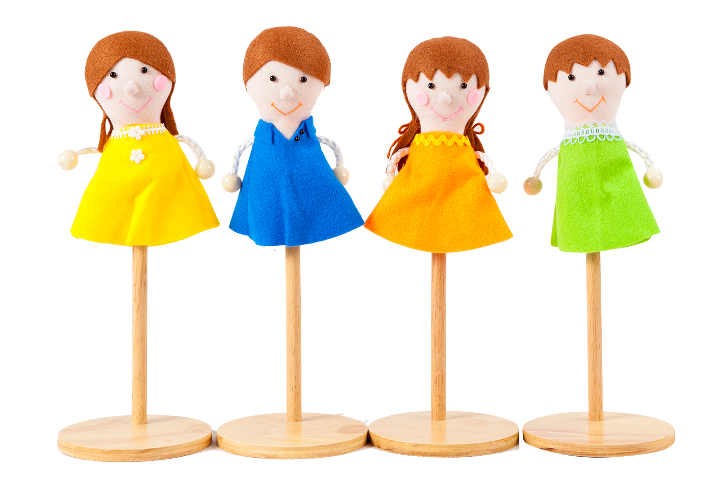 แม่เหล็กหุ่นนิ้ว พ่อ แม่ ลูกชาย ลูกสาว ราคาไม่รวามที่ตั้งหุ่น ของเล่นเสริมพัฒนาการ ,ของเล่นเสริมทักษะ,ของเล่นเด็ก, สื่อการสอนอนุบาล