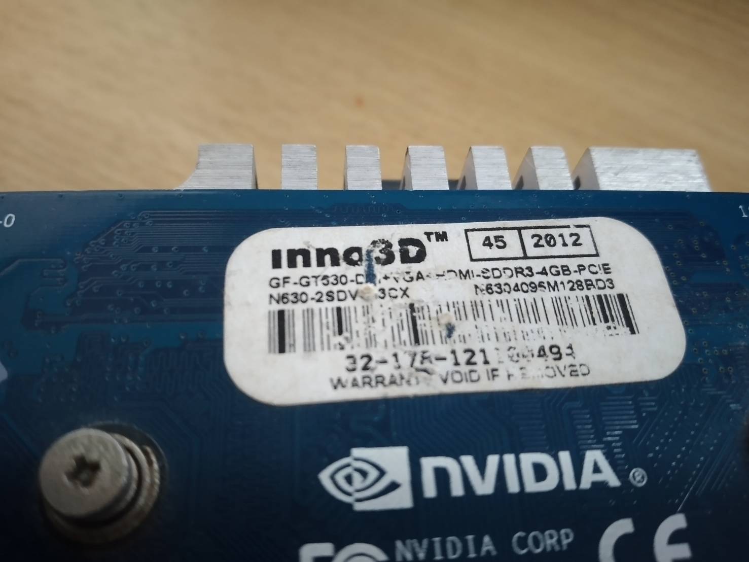 INNO3D GEFORCE GT 630 128-BIT 4GB DDR3