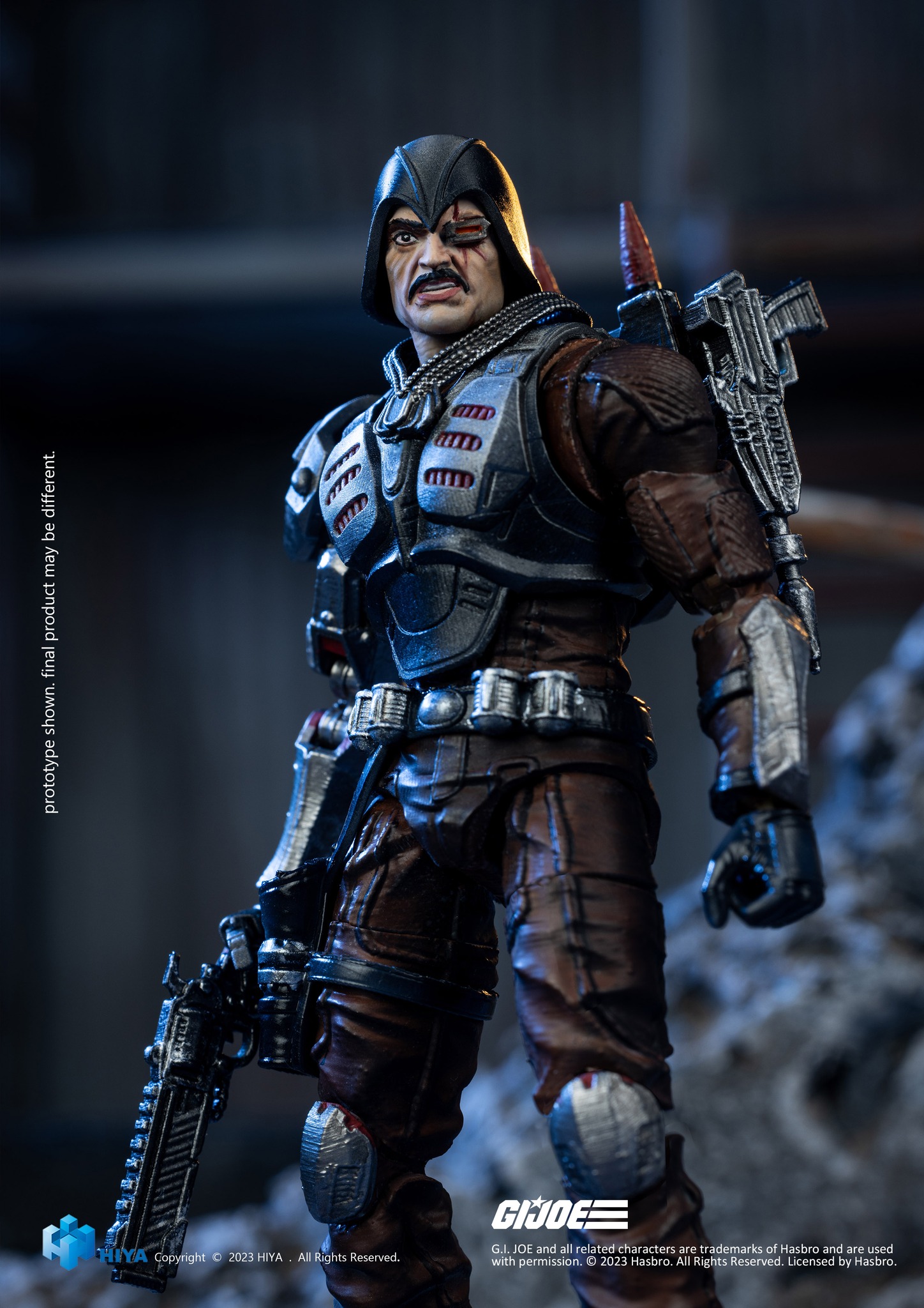 [พร้อมส่ง] HIYA Exquisite Mini Series 1/18 ( 4 Inch ) : G.I.JOE - Major Bludd EMG0195