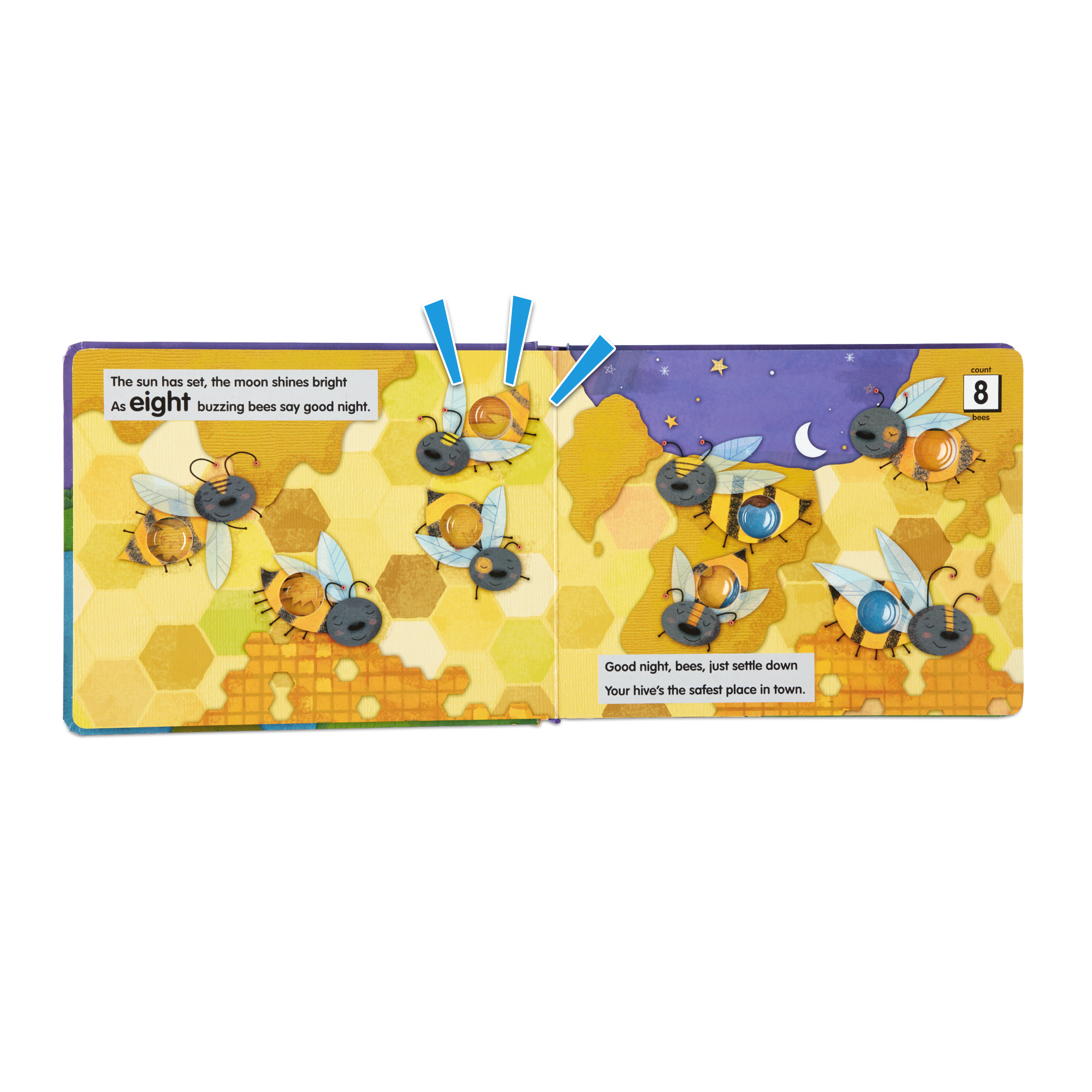 Poke-A-Dot: Goodnight, Animals หนังสือปุ่มกด รุ่นสัตว์ก่อนนอน อ่านไป กดไป ดึงดูดความสนใจ สนุก! Melissa & Doug