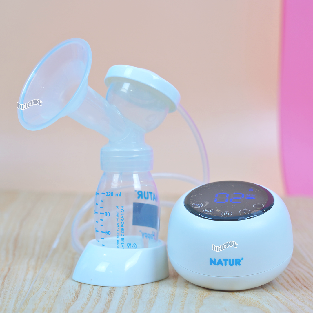 NATUR เนเจอร์ เครื่องปั๊มนมไฟฟ้าเนเจอร์เดี่ยว รุ่น M2 เสียงเงียบ ประกันศูนย์ 24 เดือน