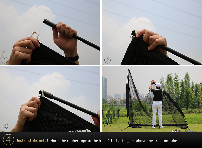 Golf Practice Net ตาข่ายฝึกซ้อมกอล์ฟ PGM LXW015 Size 2.5 x2.5 x1.26 M. มีเป้าให้ 2 แบบ ซ้อมไดร์ฟ ซ้อมชิพ ( ไม่รวมพรม Not including the mat )