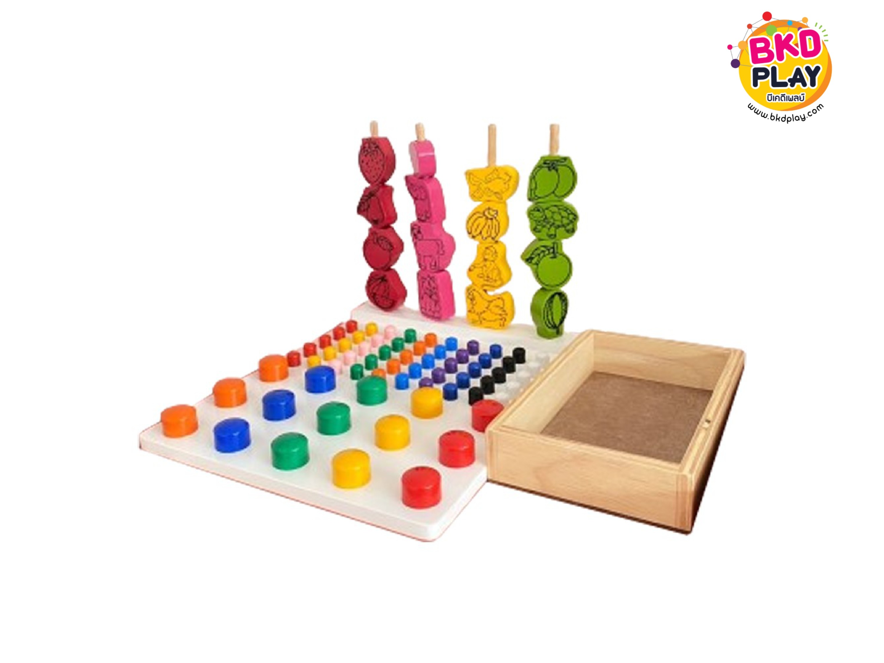 ชุดฝึกสมองเสริมพัฒนาการ สำหรับเด็กอายุ 2-3 ปี BrainKit2 เสริมพัฒนาการ กระตุ้นพัฒนาการ โรงพยาบาล สื่อการสอน โรงเรียน