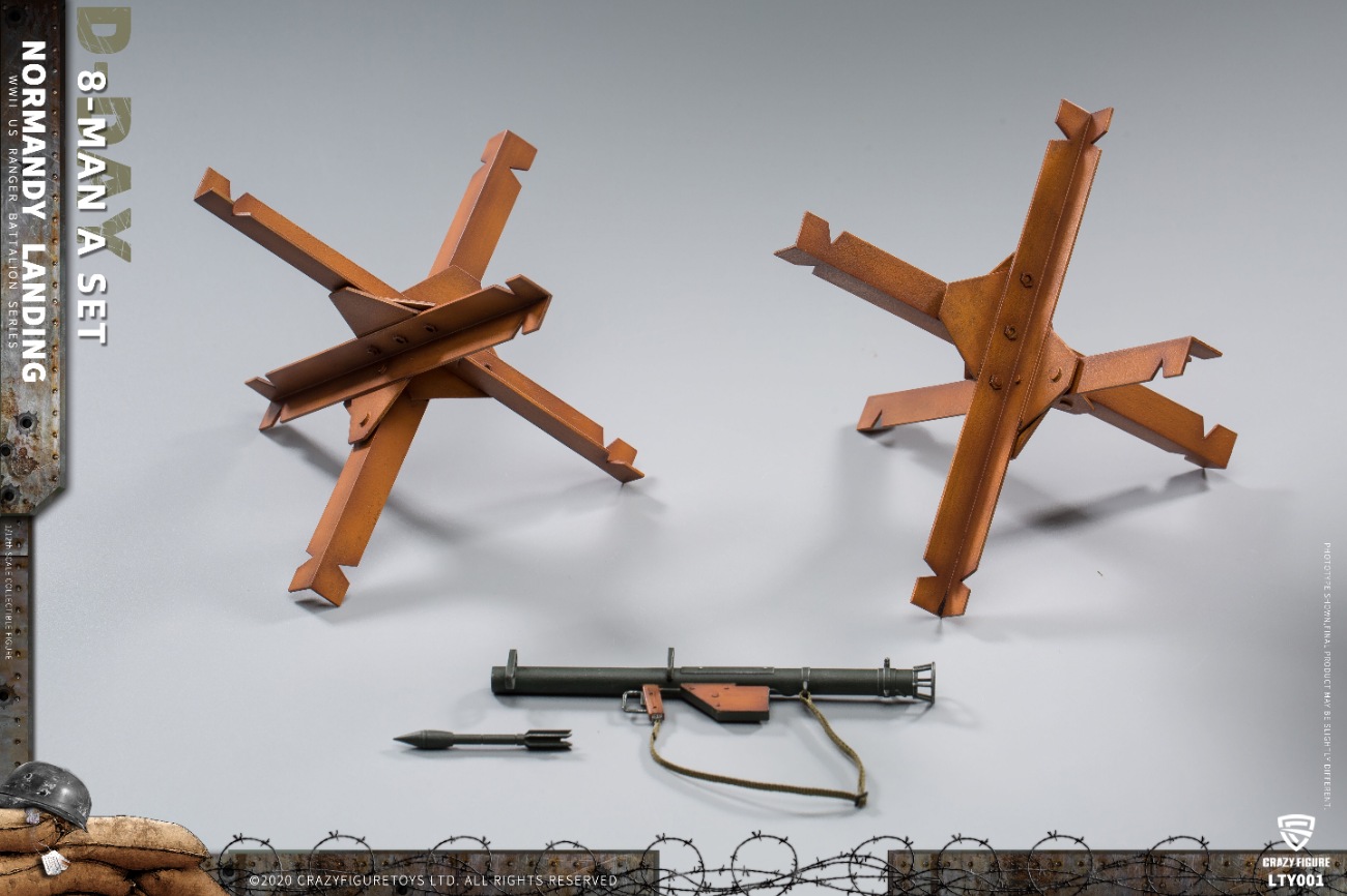 [สั่งจอง] Crazy Figure LTY001 1/12 : WWII U.S. Army On D-Day Deluxe Edition