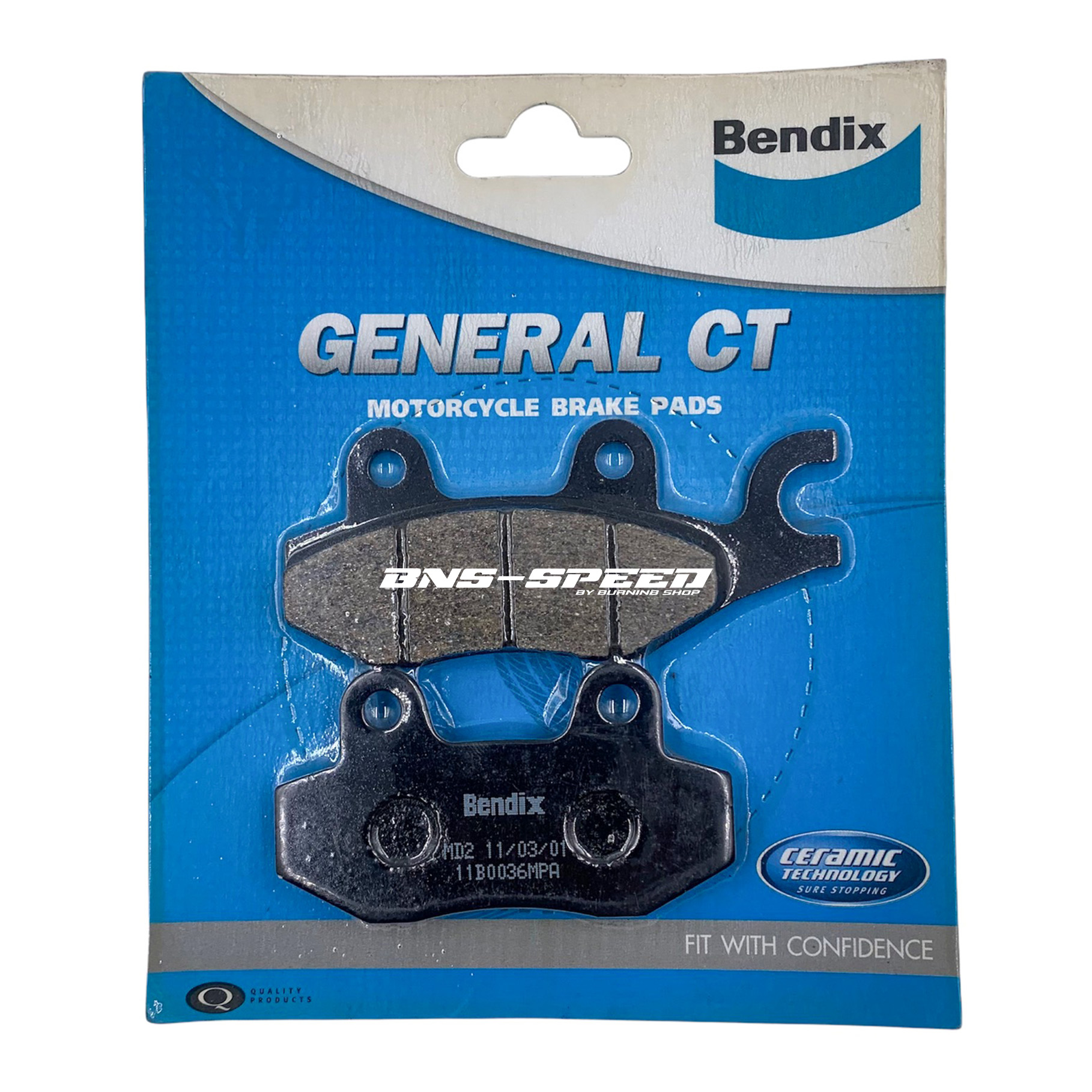 ผ้าเบรค Bendix MD14 หน้า-หลัง Ninja250,Ninja300,Ninja400,Z250,Z300,Z400