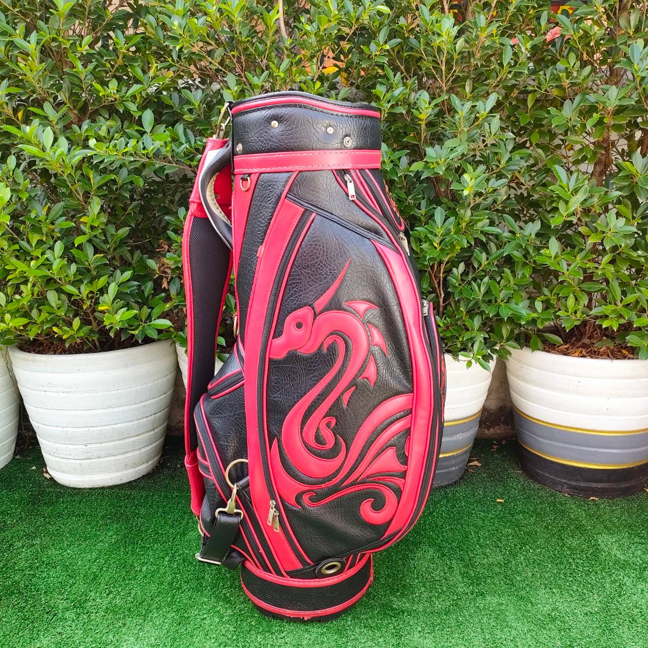 ถุงกอล์ฟ SAMURAI -DRAGON มือสอง ของแท้ ถุง Tour 9 นิ้ว ลายสวยมากๆ ดุดันมากครับ