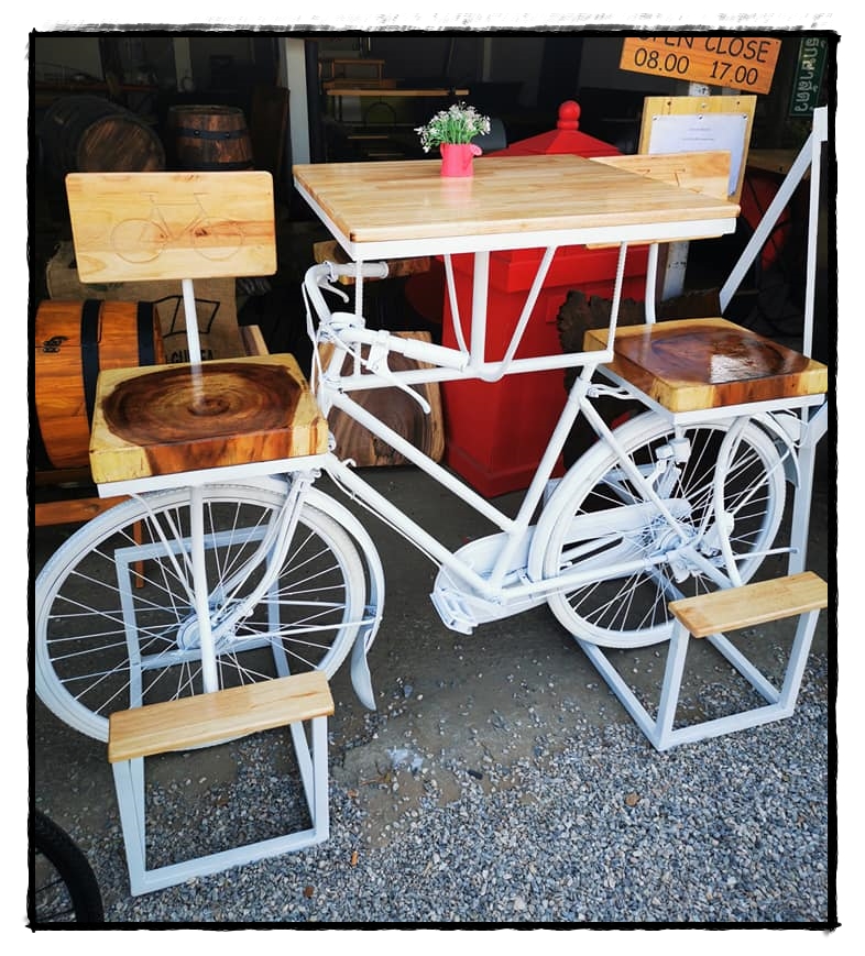 #BICYCLE Design#เฟอร์นิเจอร์จักรยานวินเทจ #เฟอร์นิเจอร์ตกแต่งร้านกาแฟ